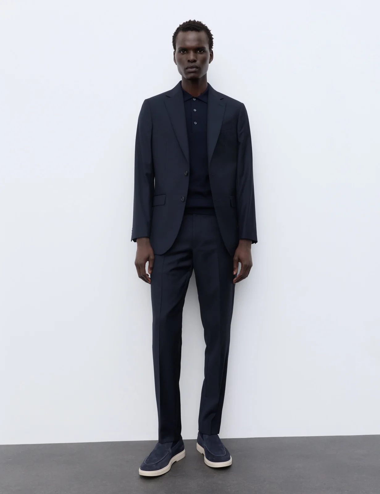 2 Piece Tailored Fit Pure Merino Wool Suit thumbnail 2