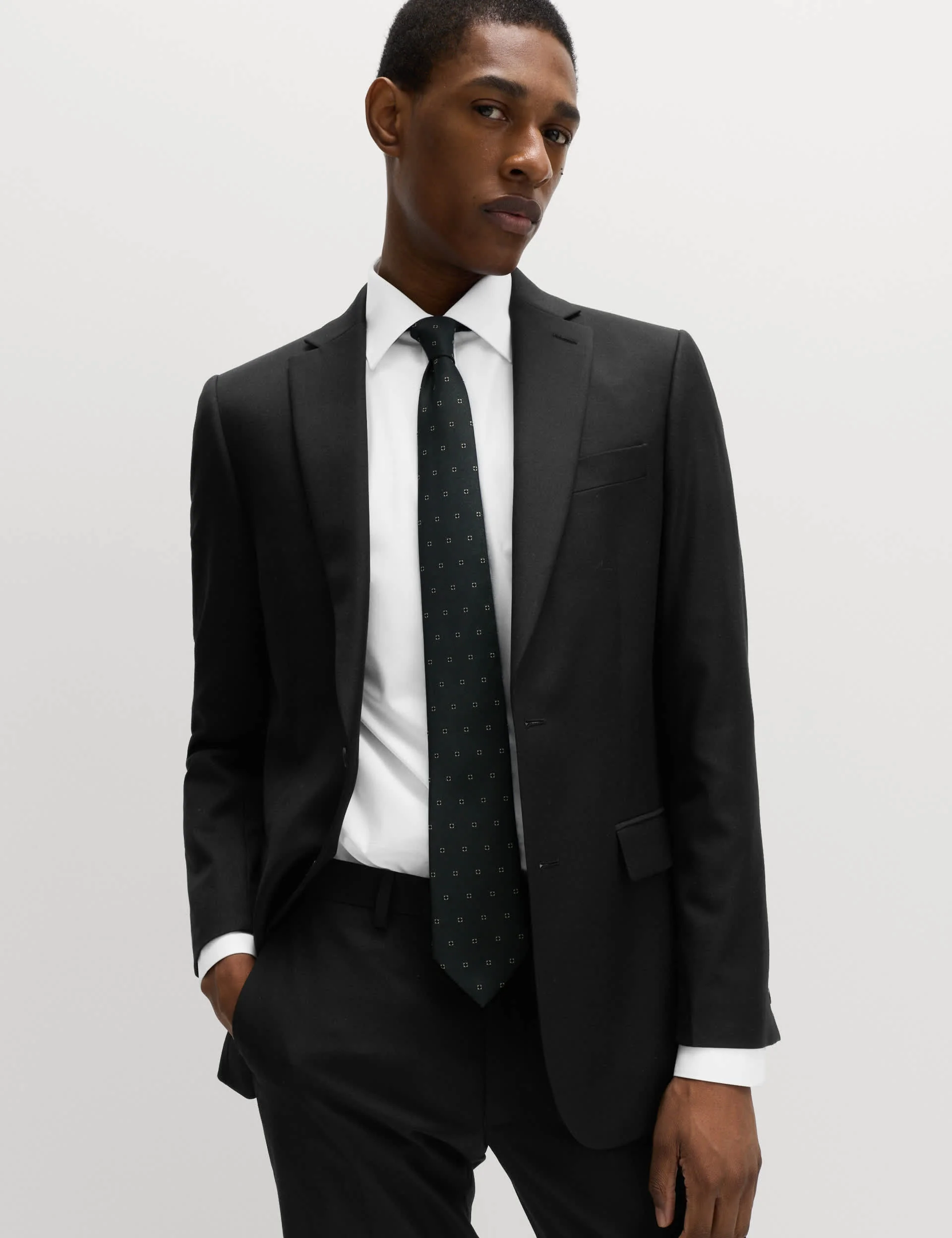 2 Piece Tailored Fit Stretch Suit thumbnail 3