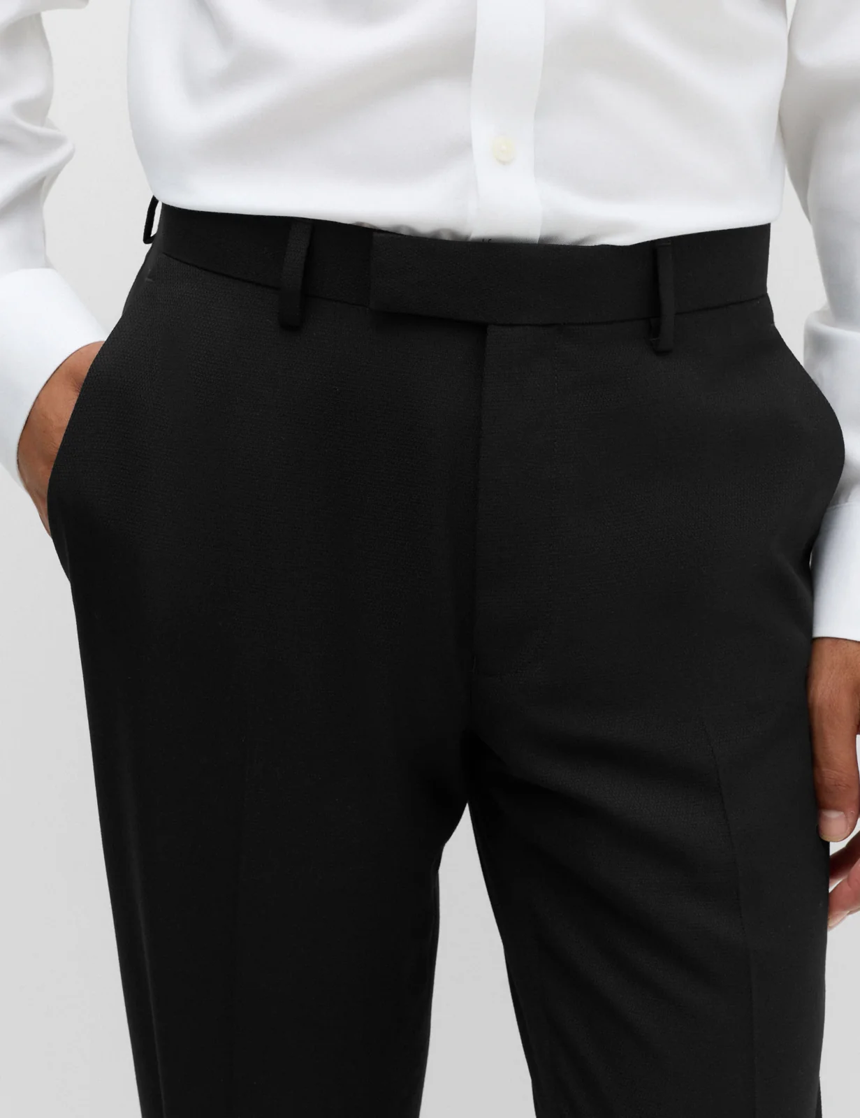 2 Piece Tailored Fit Textured Suit thumbnail 5
