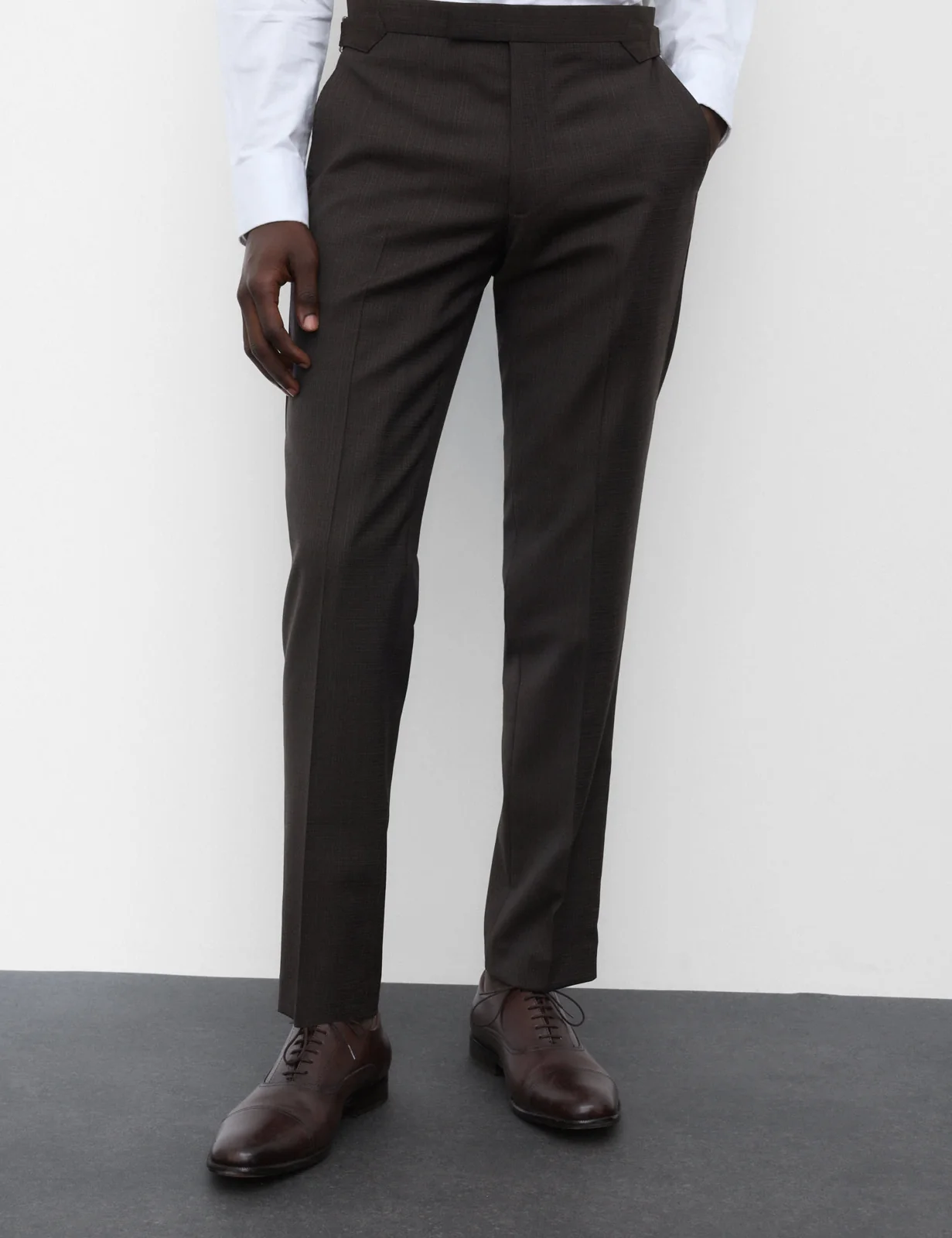 2 Piece Tailored Fit Wool Blend Suit thumbnail 3
