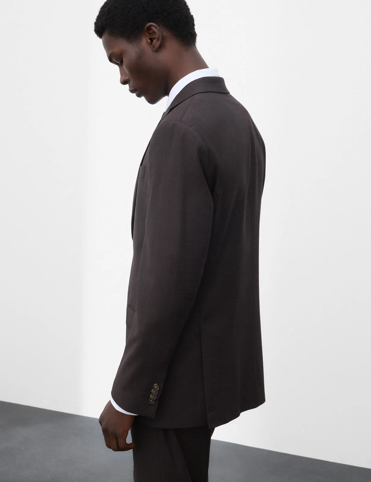 2 Piece Tailored Fit Wool Blend Suit thumbnail 4