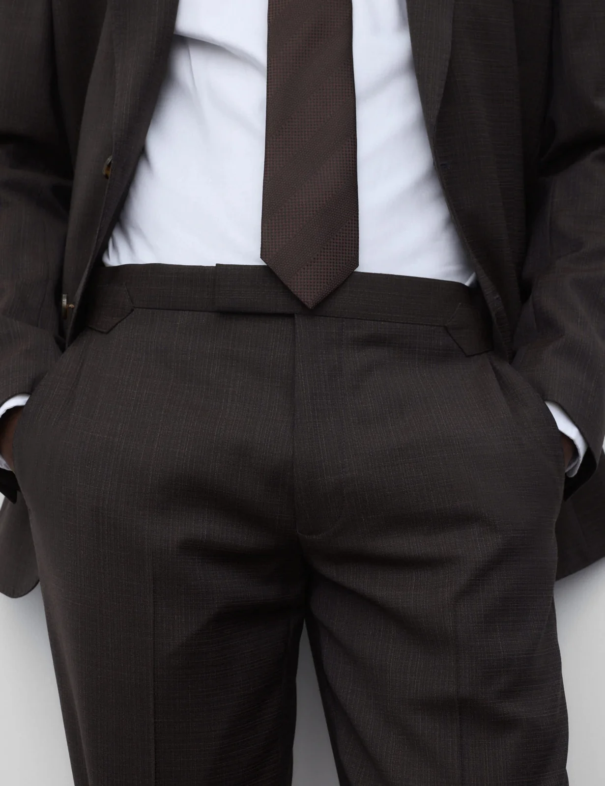 2 Piece Tailored Fit Wool Blend Suit thumbnail 7