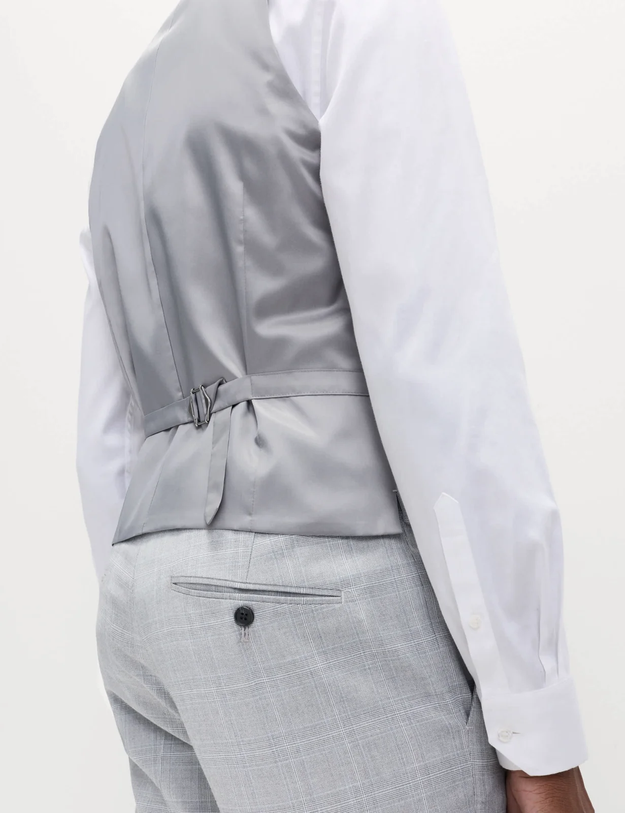 3 Piece Regular Fit Check Stretch Suit thumbnail 4