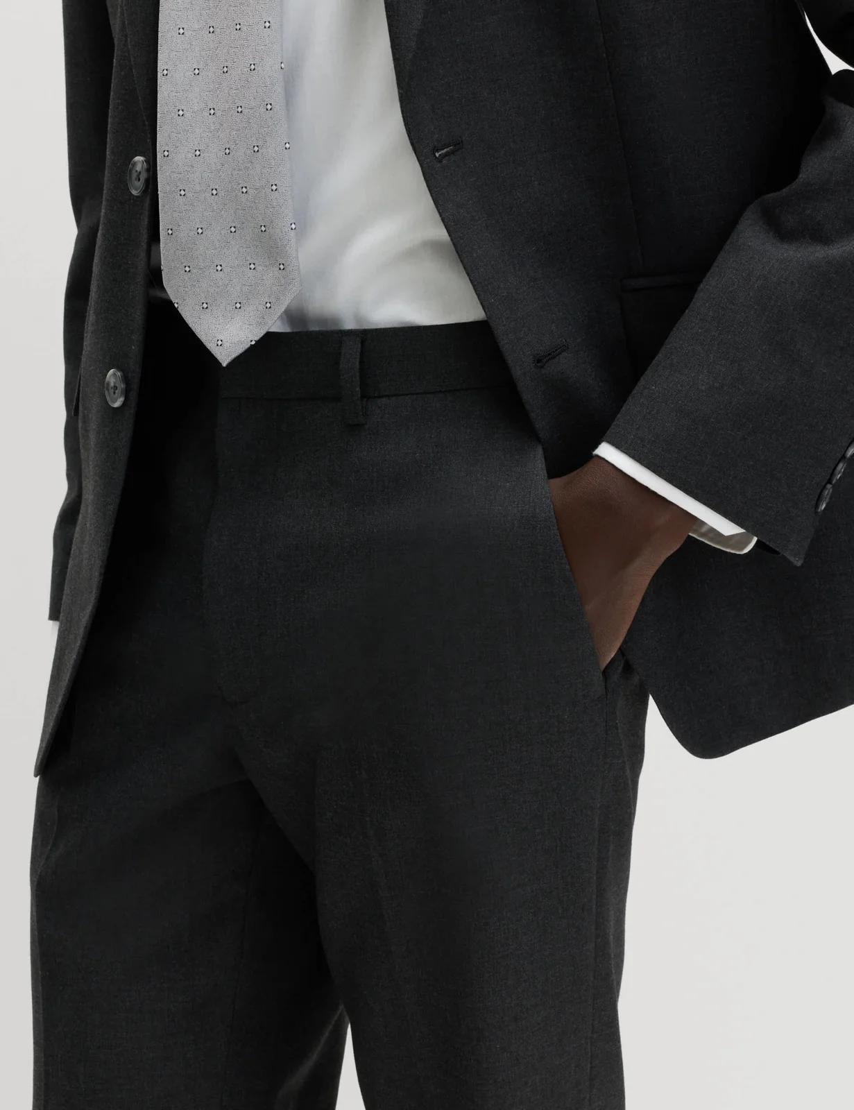 3 Piece Regular Fit Machine Washable Suit thumbnail 5