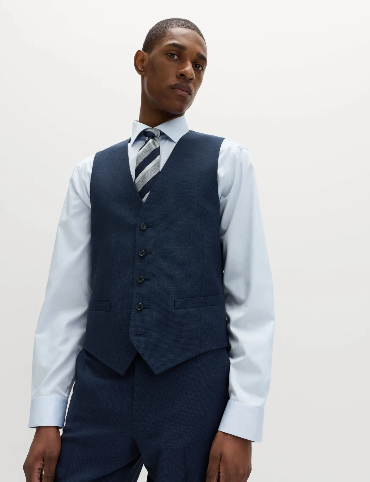 3 Piece Regular Fit Pure Wool Suit thumbnail 3