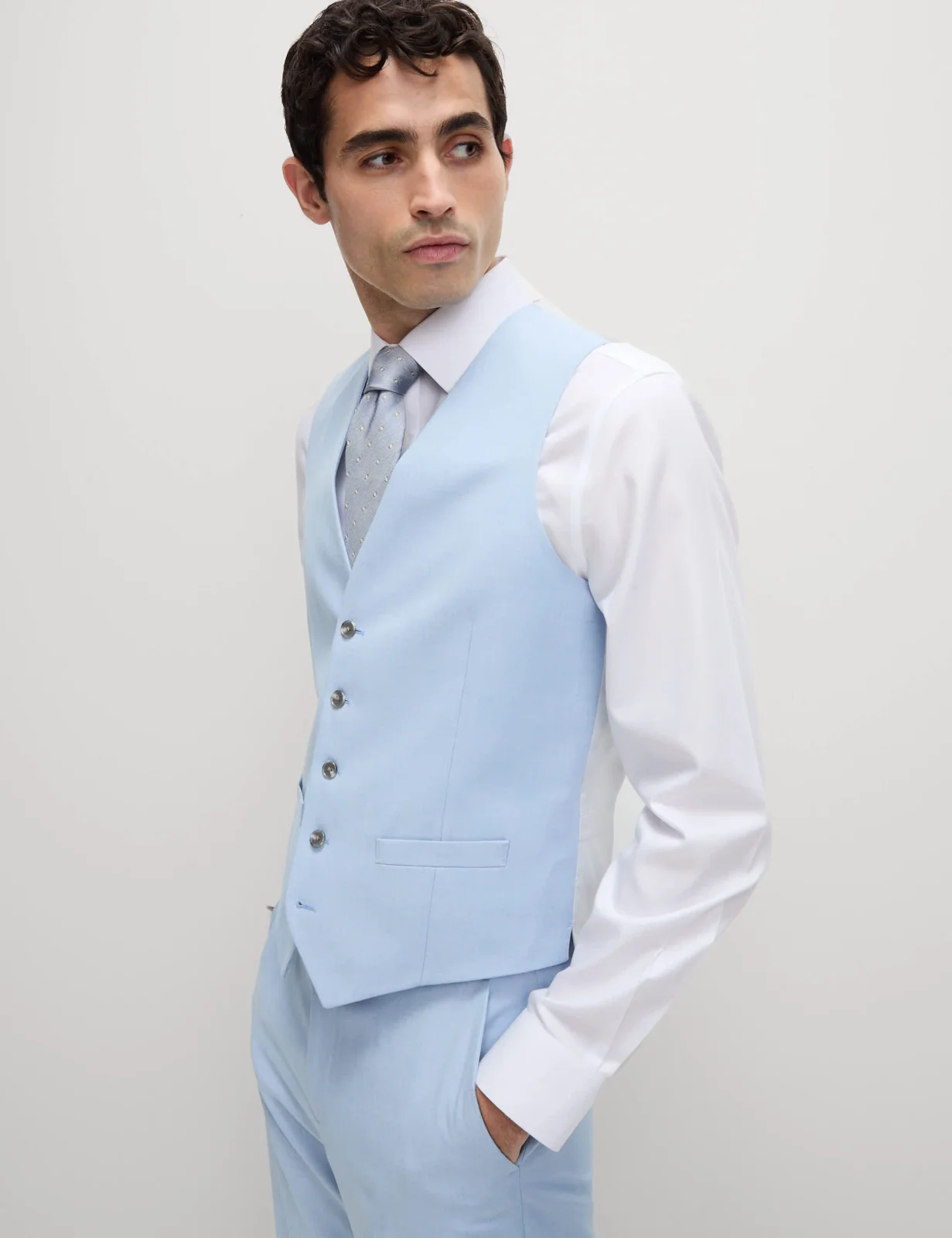 3 Piece Regular Fit Stretch Suit thumbnail 4