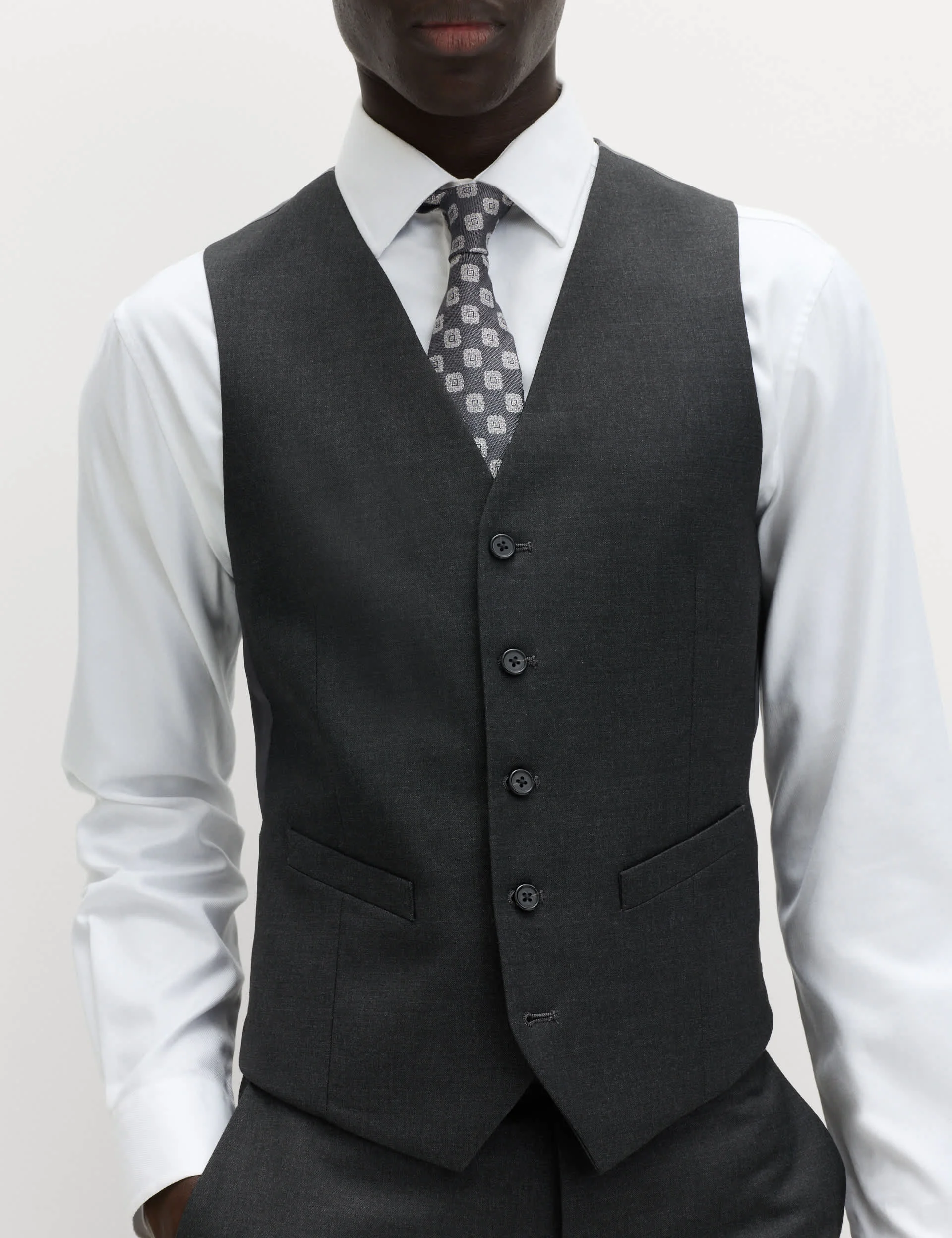 3 Piece Skinny Fit Stretch Suit thumbnail 5