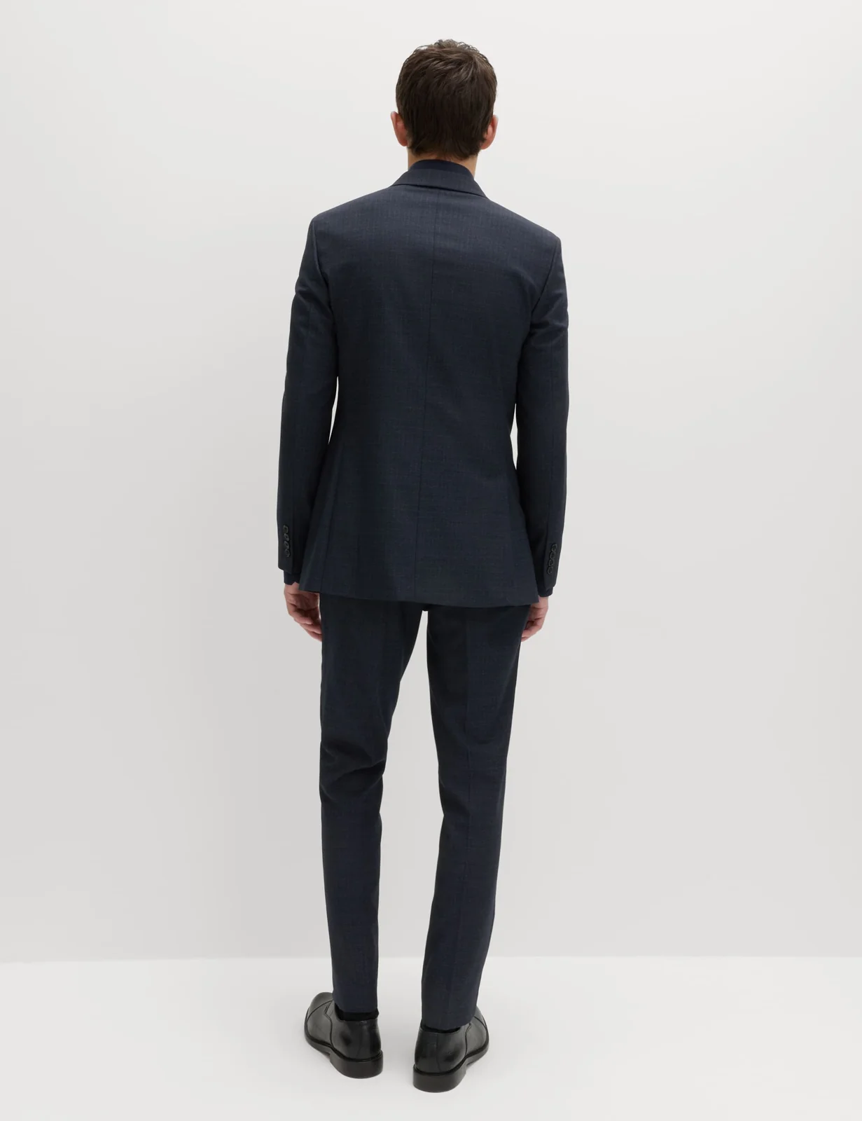 3 Piece Skinny Fit Textured Stretch Suit thumbnail 5
