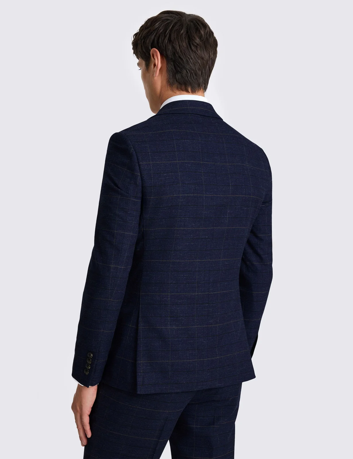 3 Piece Slim Fit Check Stretch Suit primary image
