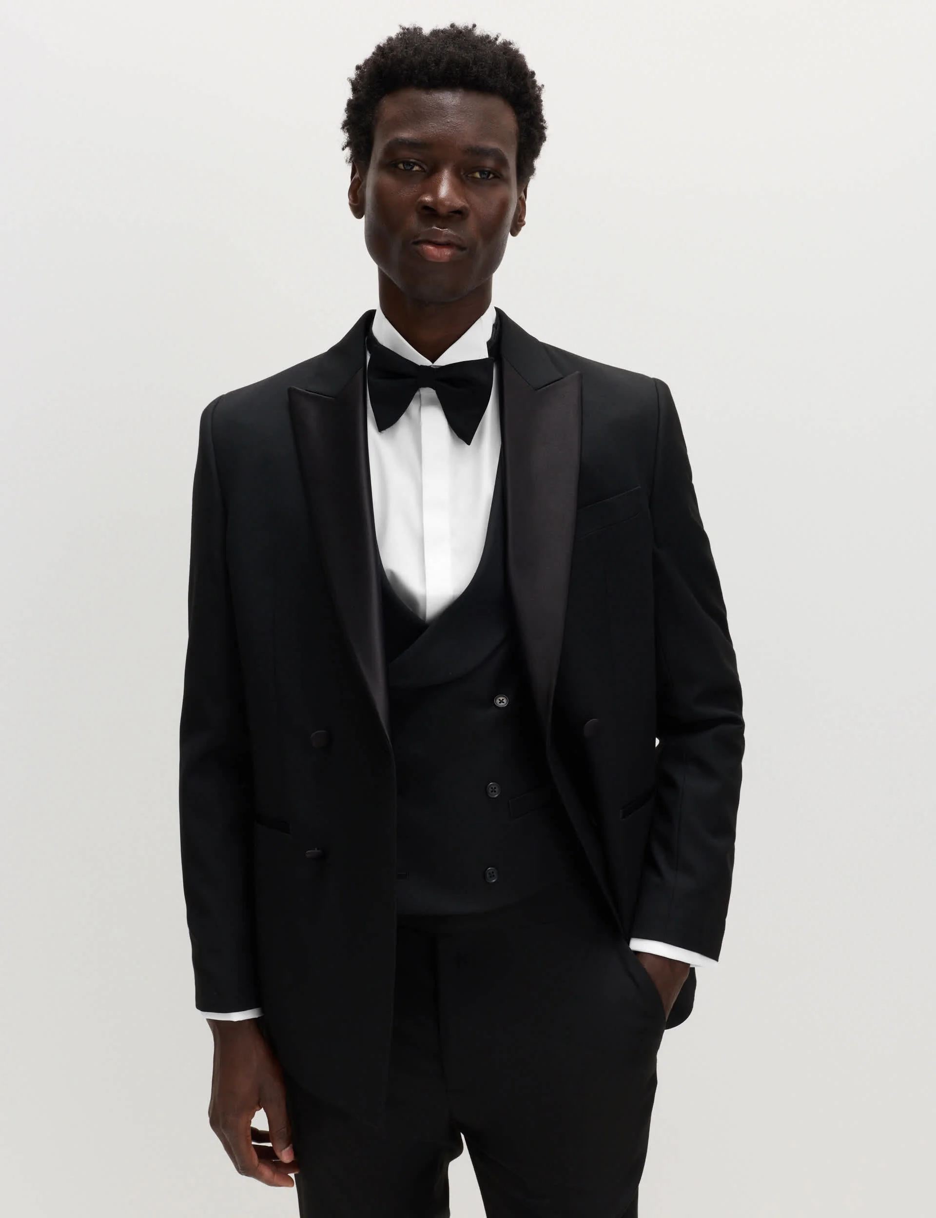 3 Piece Slim Fit Double Breasted Tuxedo Suit primary image