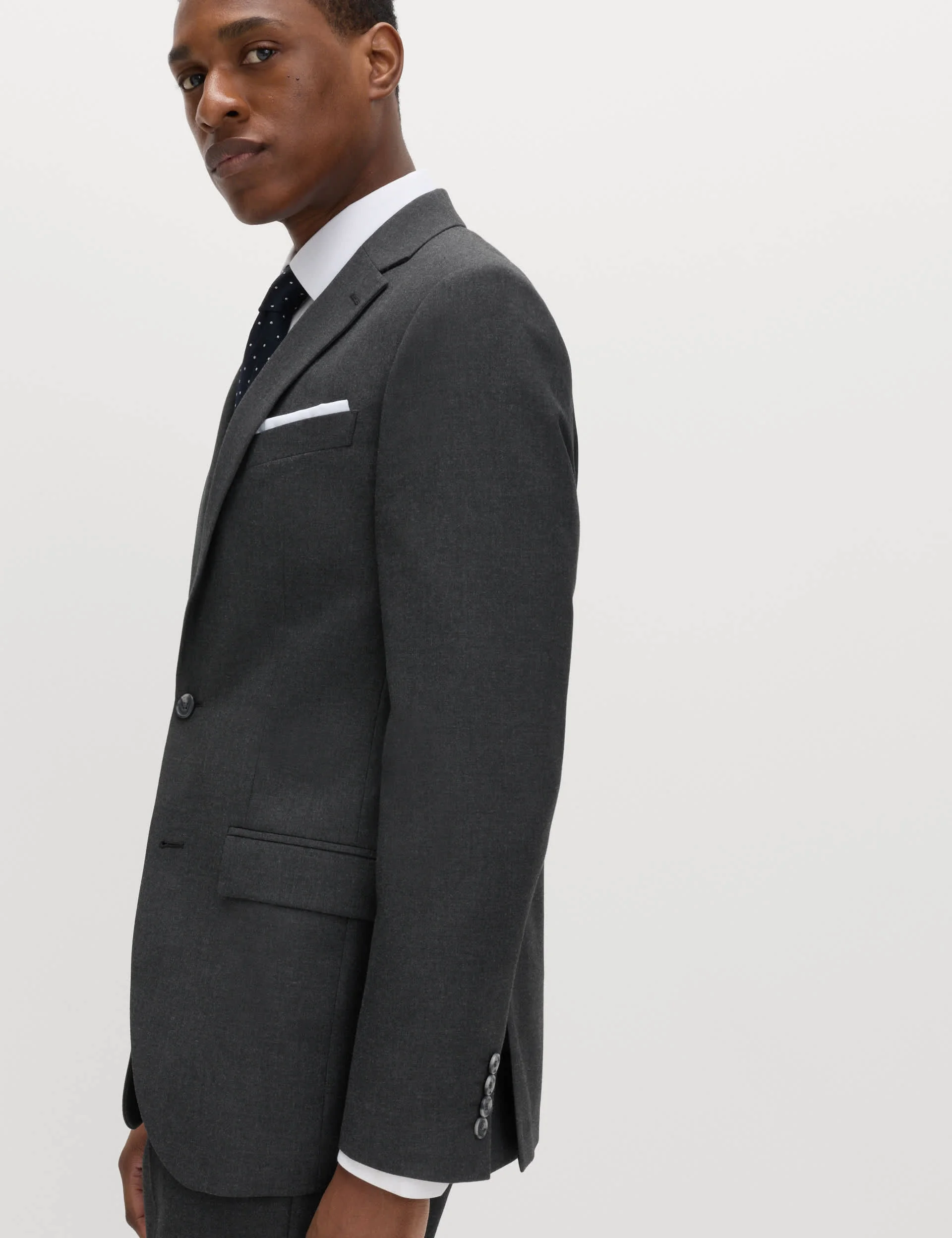 3 Piece Slim Fit Machine Washable Suit thumbnail 4