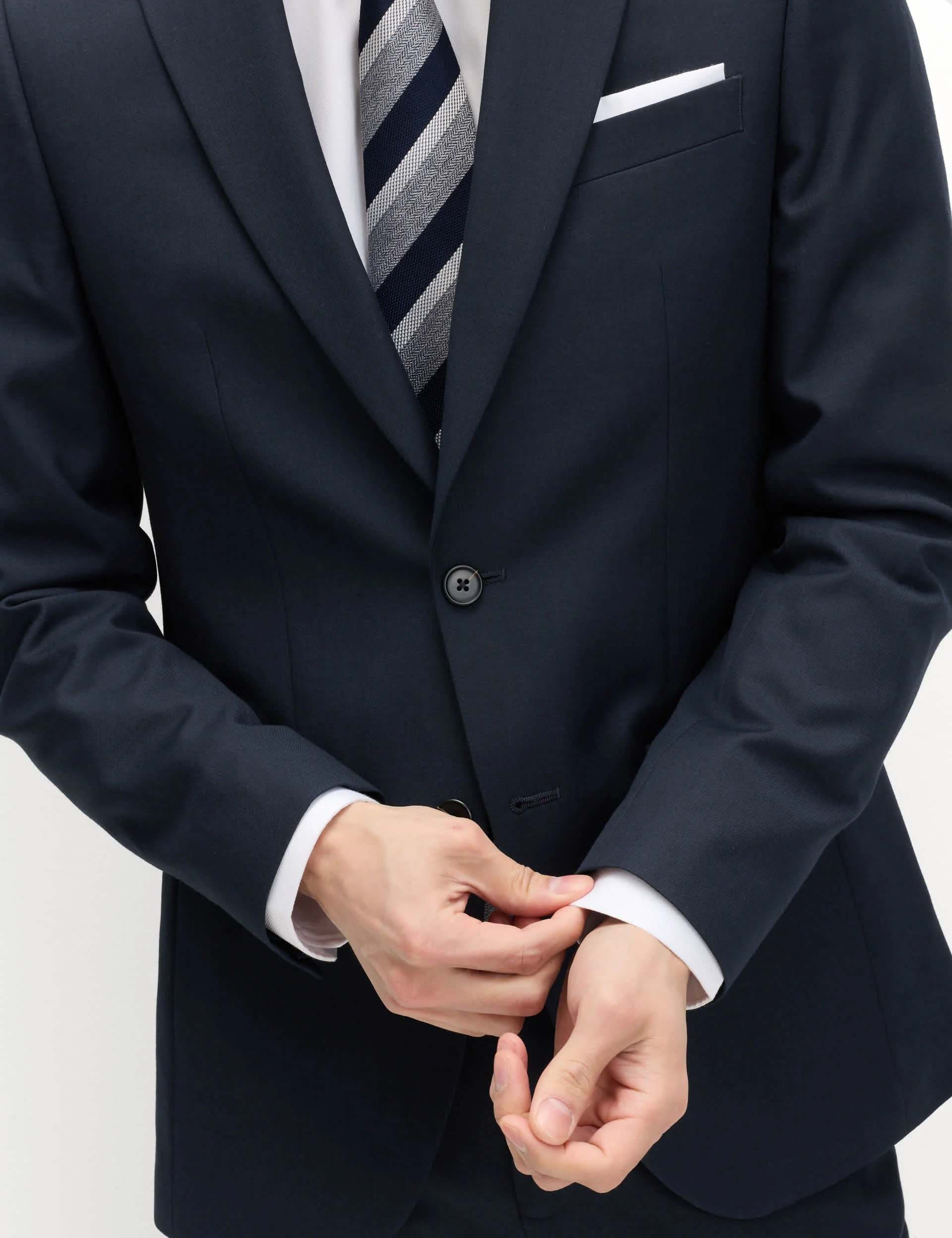 3 Piece Slim Fit Stretch Suit thumbnail 5