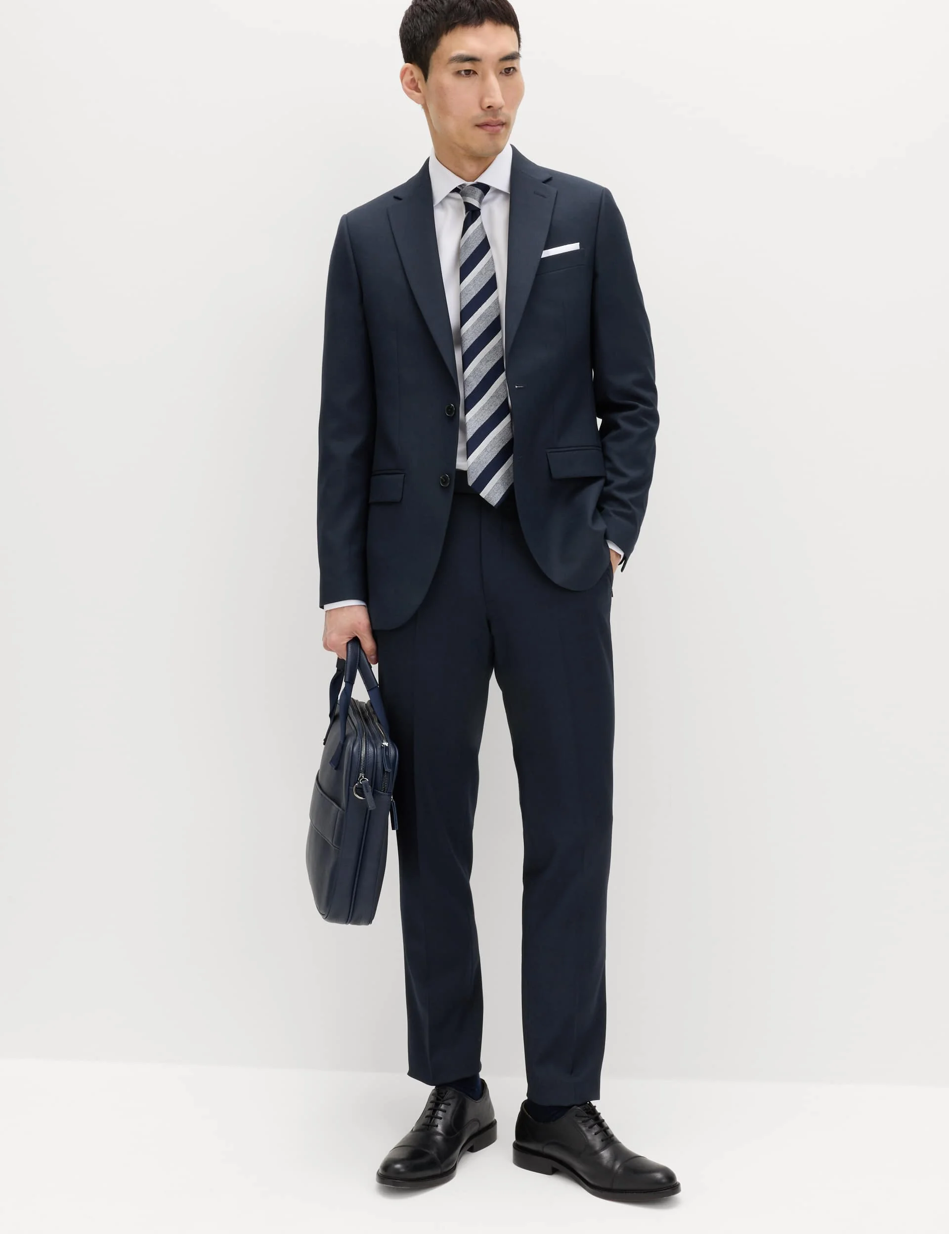 3 Piece Slim Fit Stretch Suit thumbnail 6