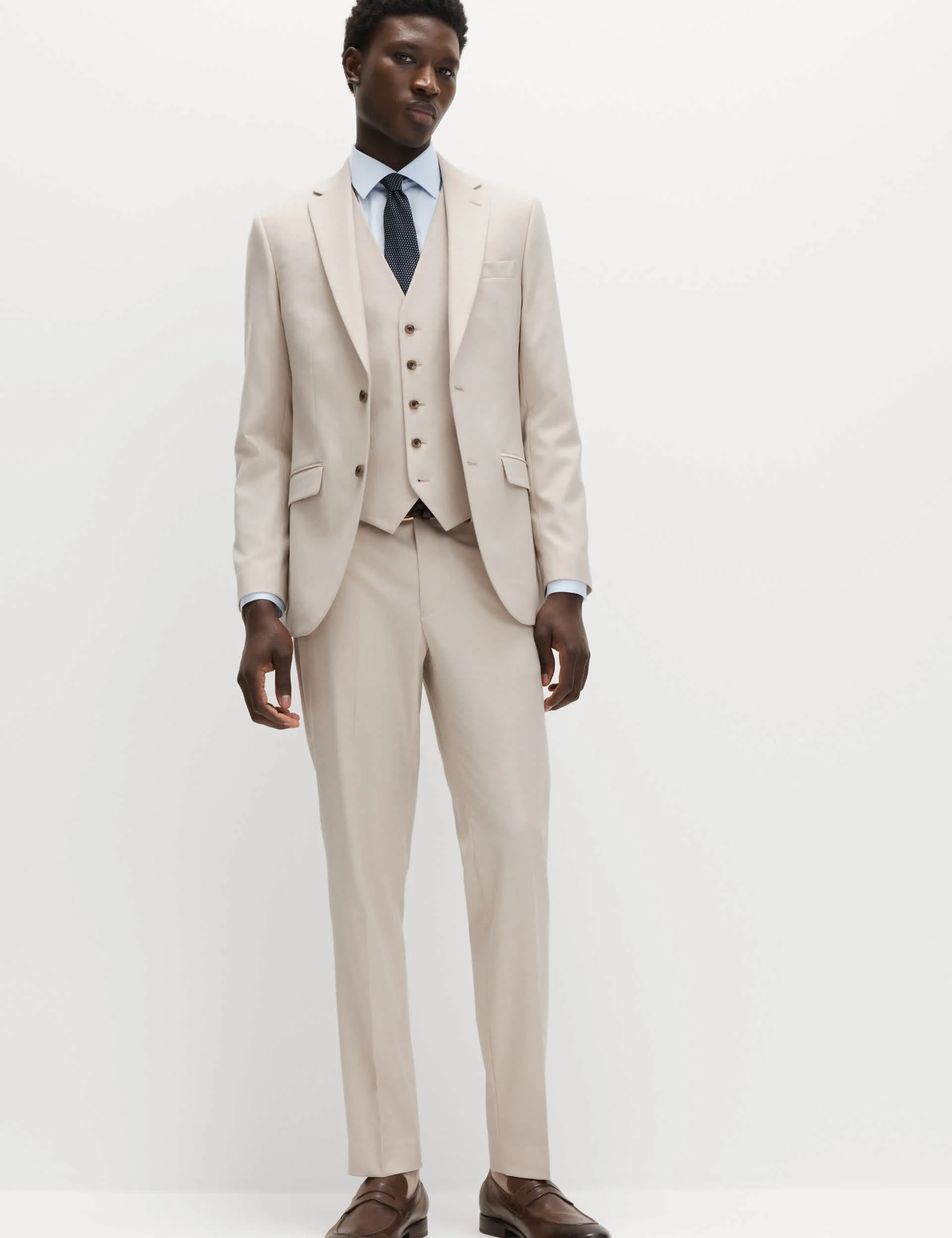 3 Piece Slim Fit Stretch Ultimate Suit thumbnail 4