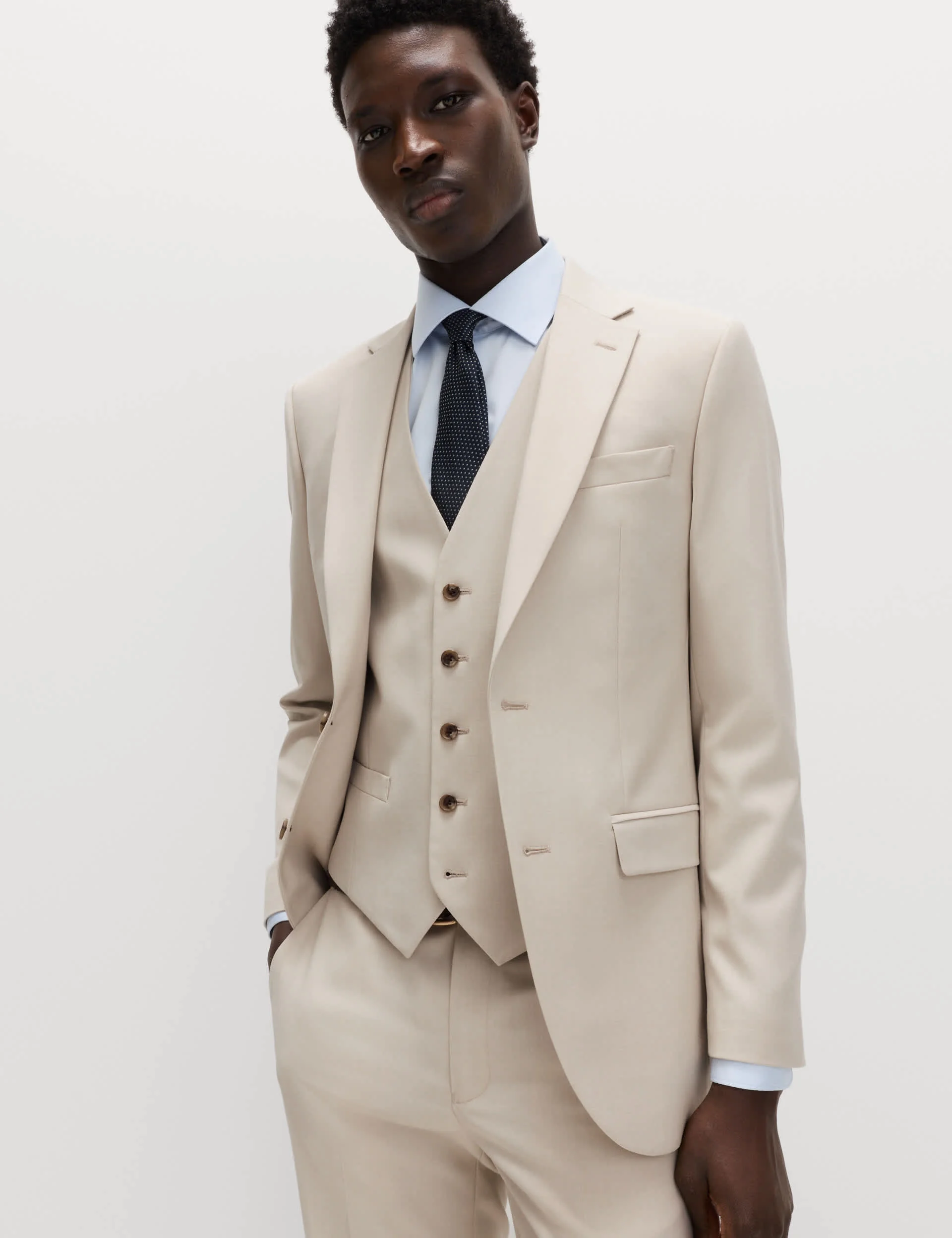 3 Piece Slim Fit Stretch Ultimate Suit primary image