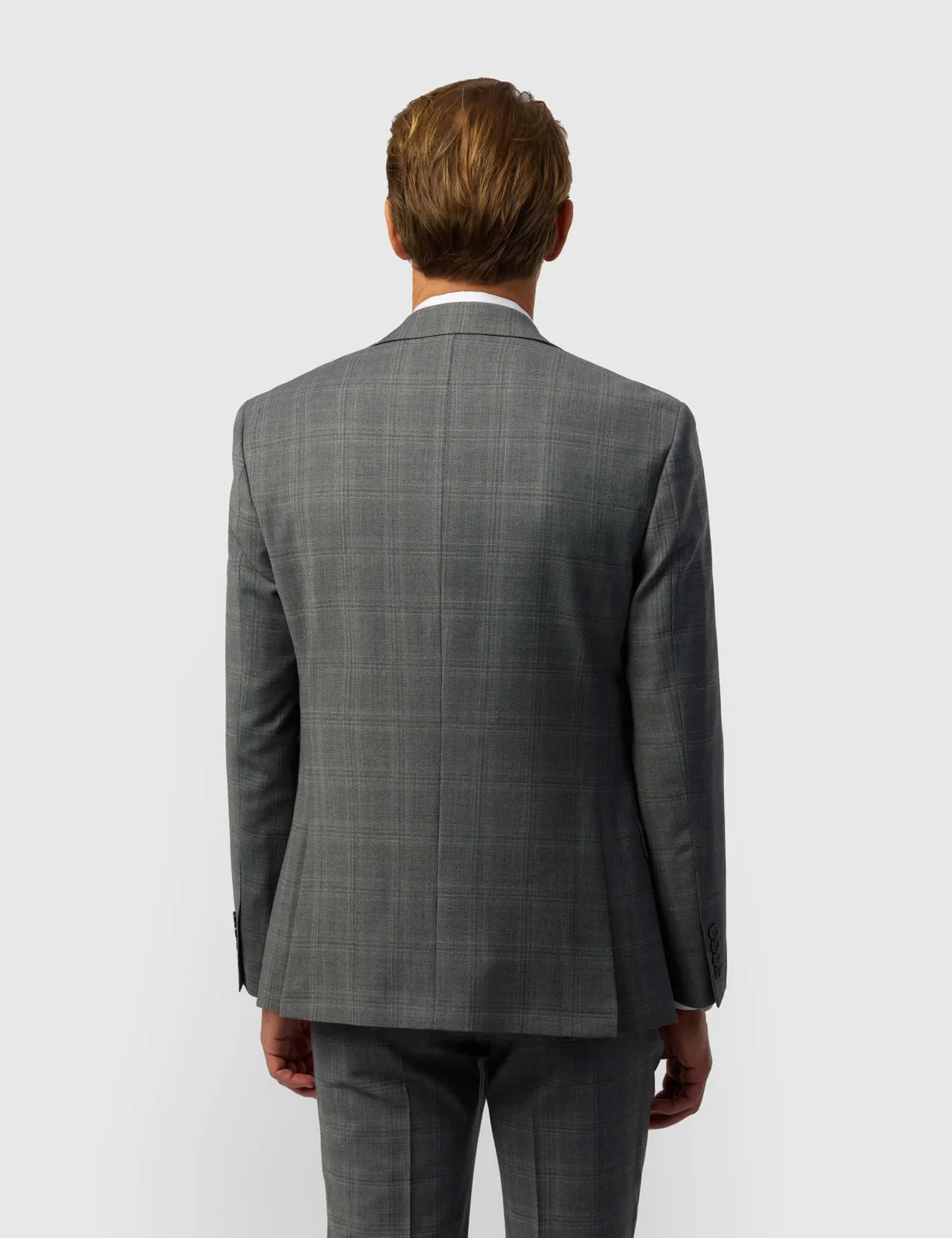 3 Piece Slim Fit Wool Blend Suit thumbnail 4