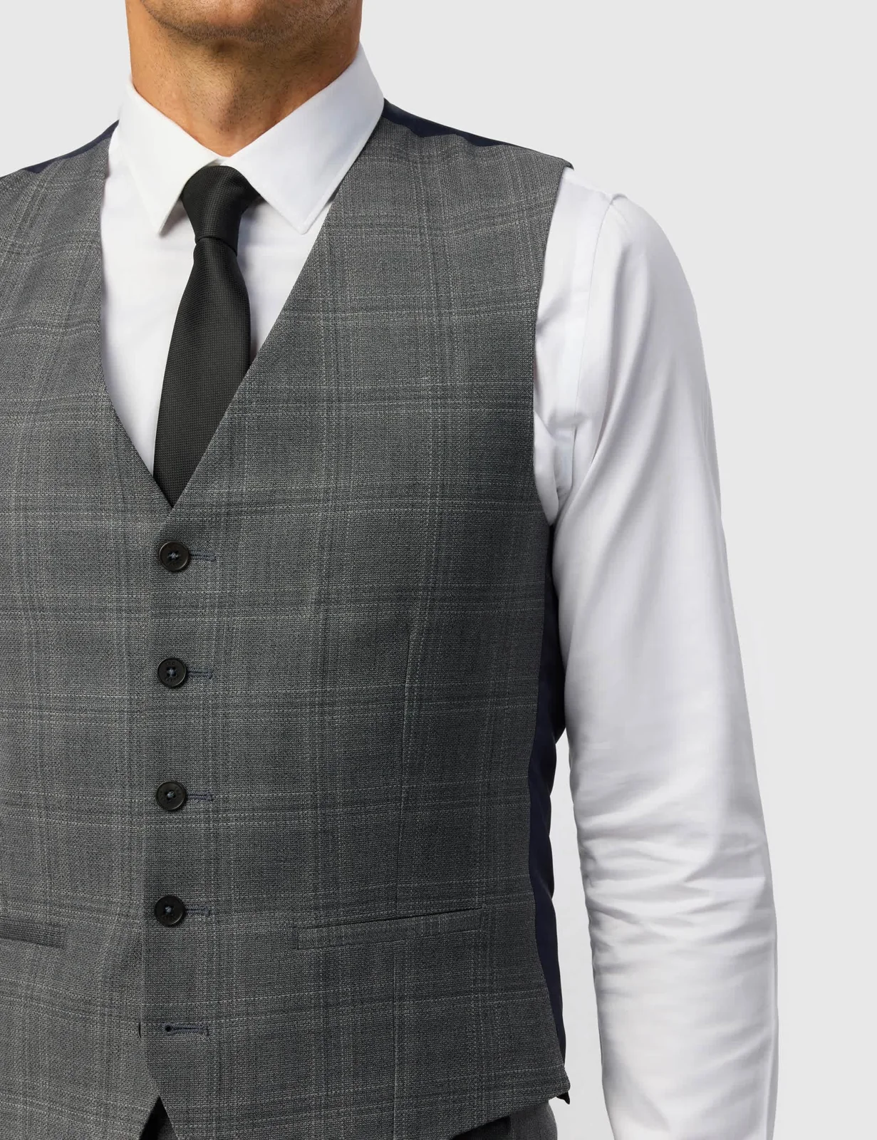 3 Piece Slim Fit Wool Blend Suit