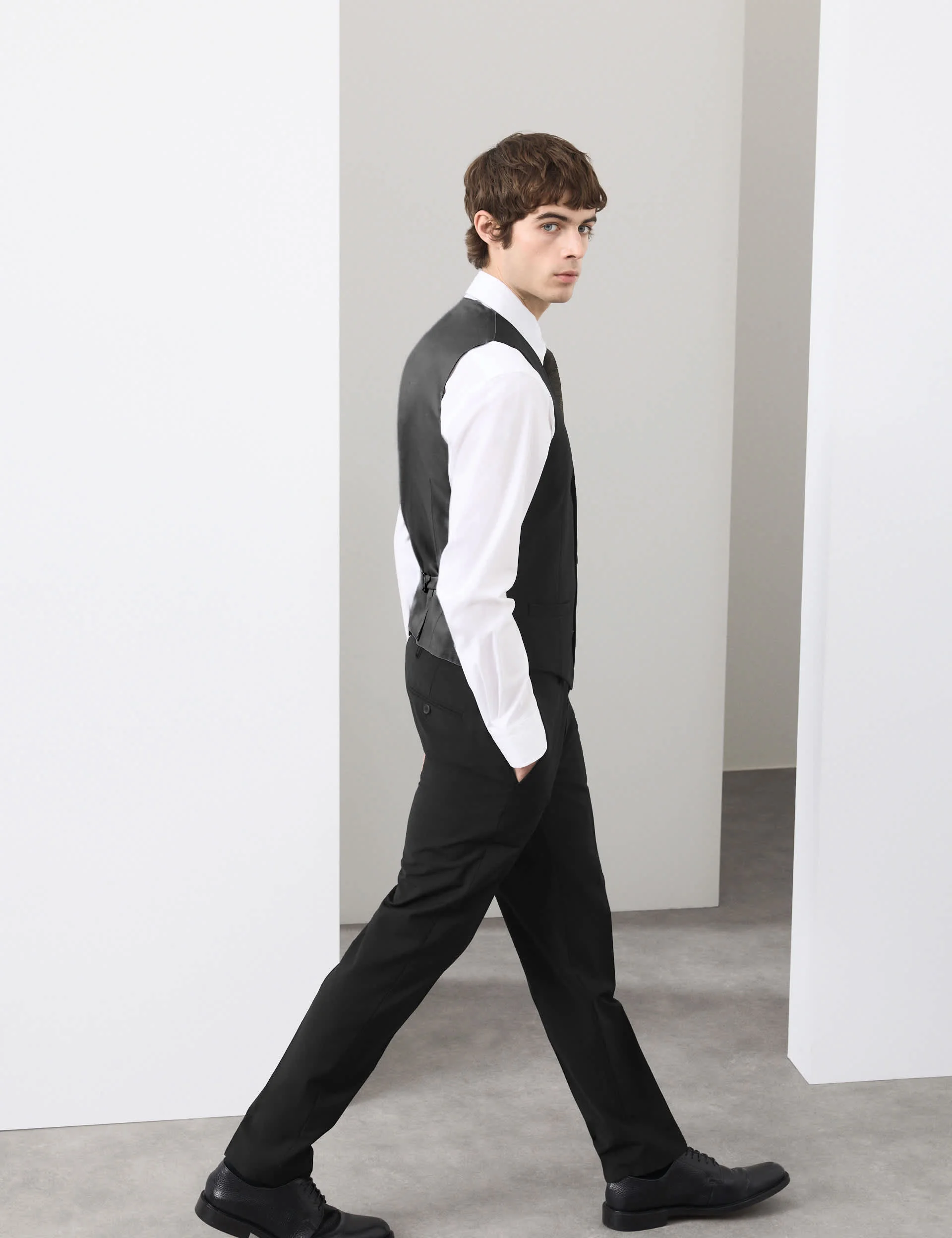 3 Piece Tailored Fit Performance Suit thumbnail 5