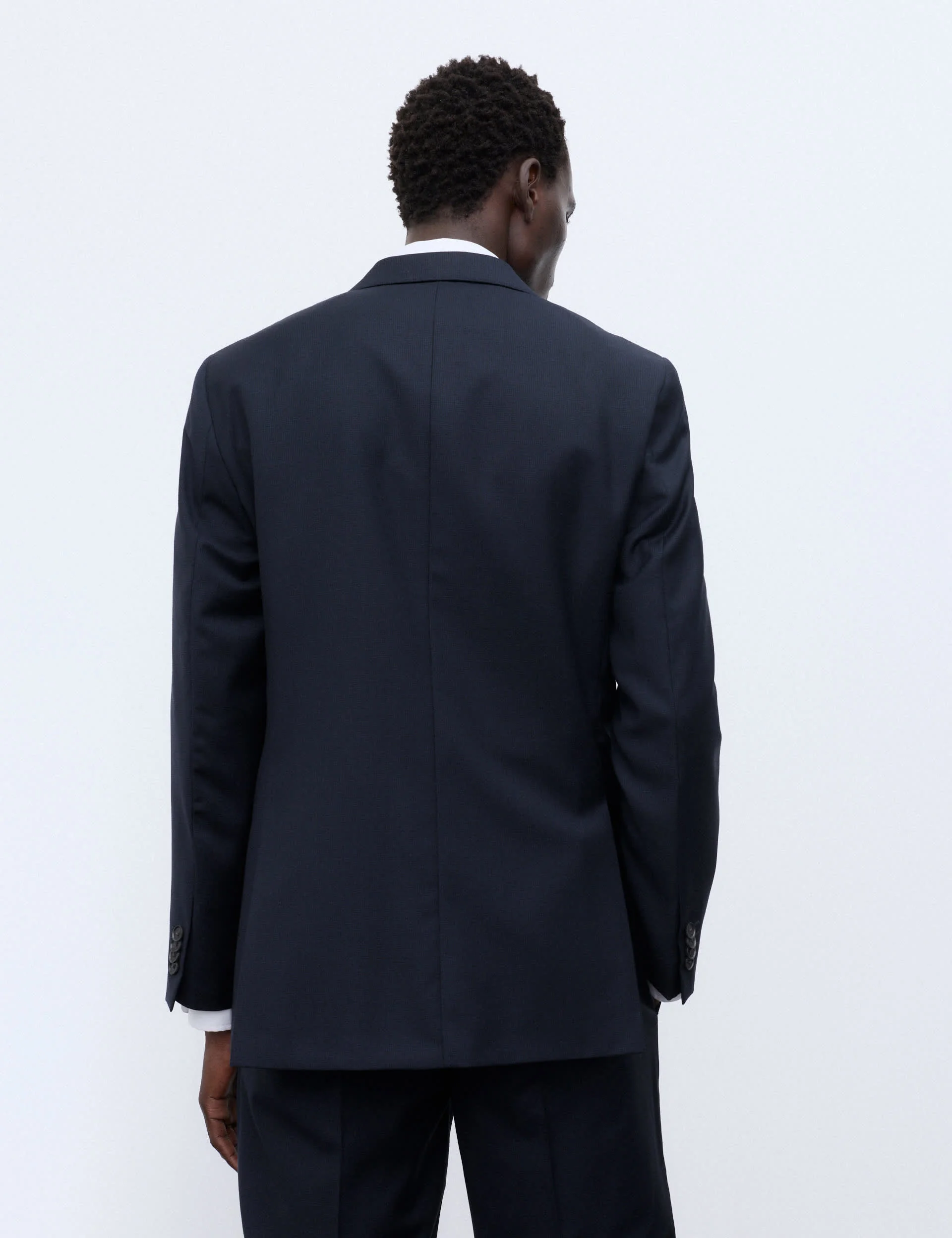 3 Piece Tailored Fit Pure Merino Wool Suit thumbnail 3