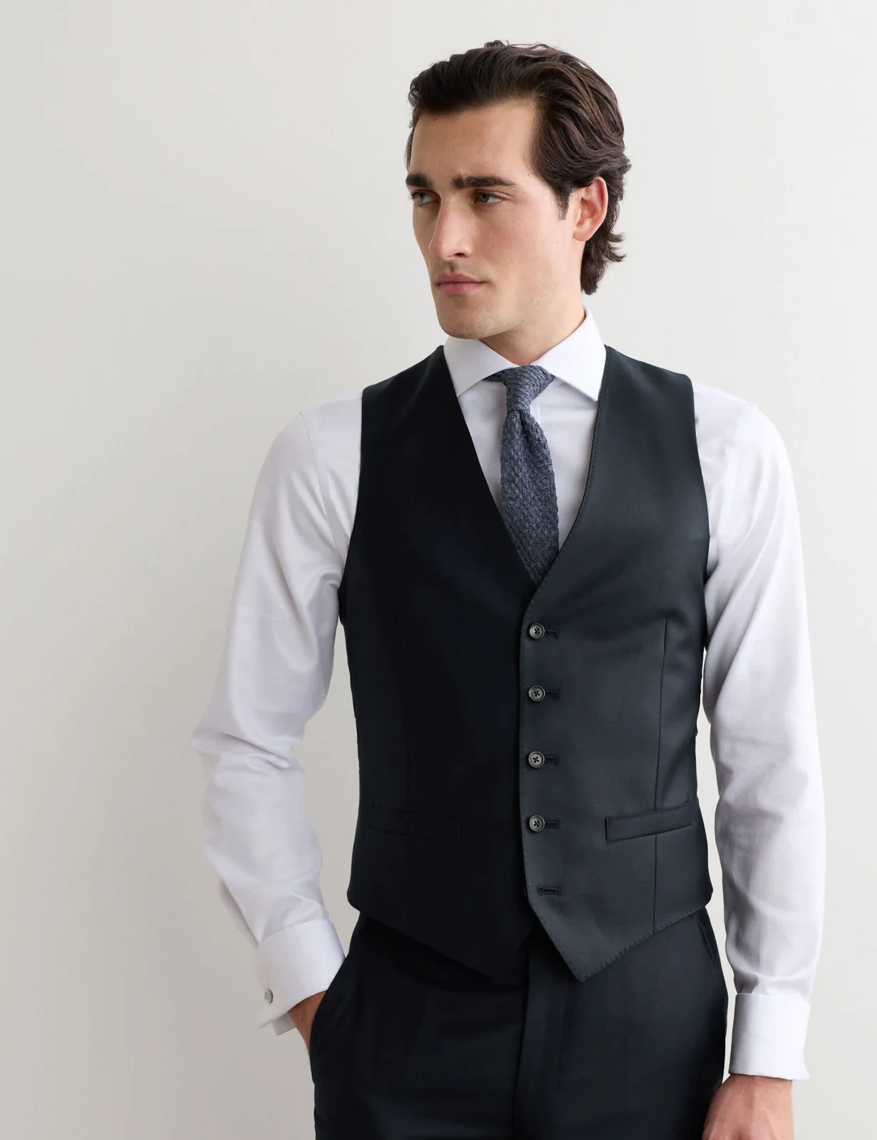 3 Piece Tailored Fit Pure Wool Suit thumbnail 5