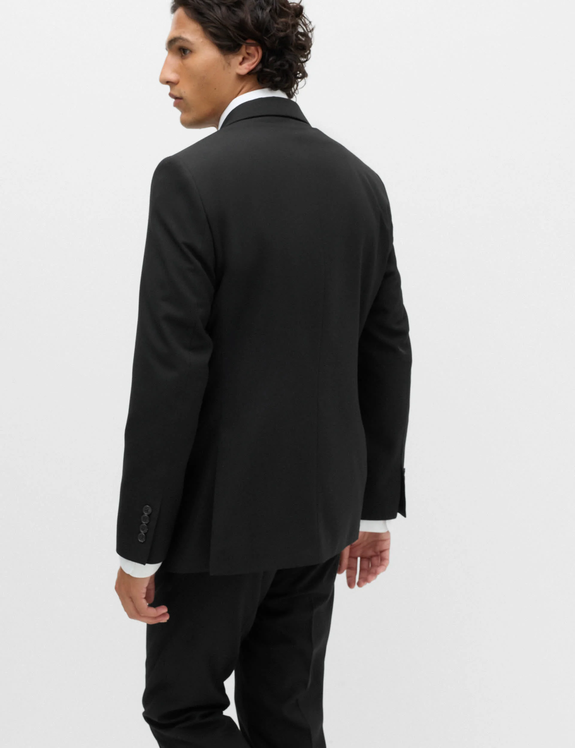 3 Piece Tailored Fit Textured Suit thumbnail 2