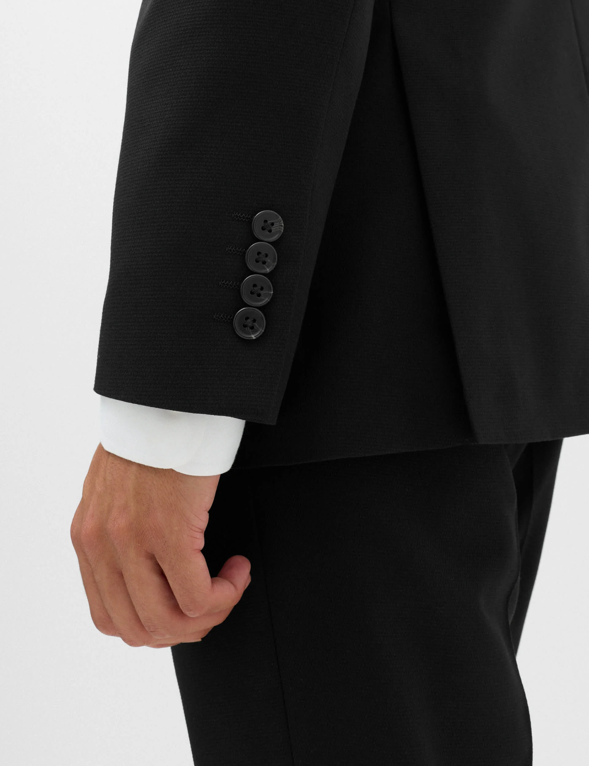 3 Piece Tailored Fit Textured Suit thumbnail 5