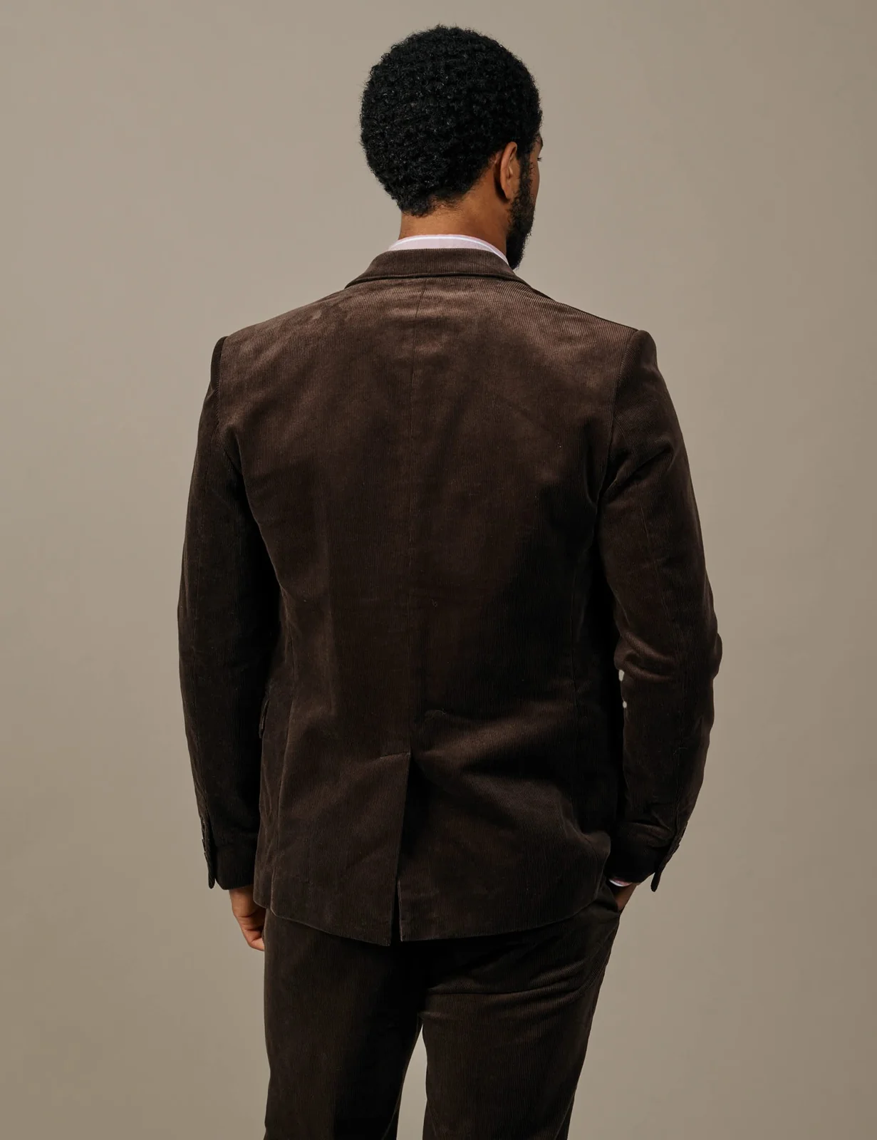 Cotton Rich Corduroy Tailored Fit Blazer thumbnail 2