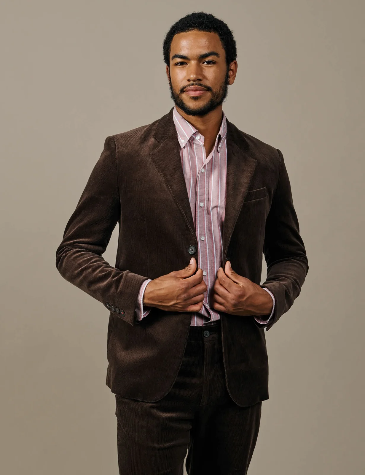 Cotton Rich Corduroy Tailored Fit Blazer