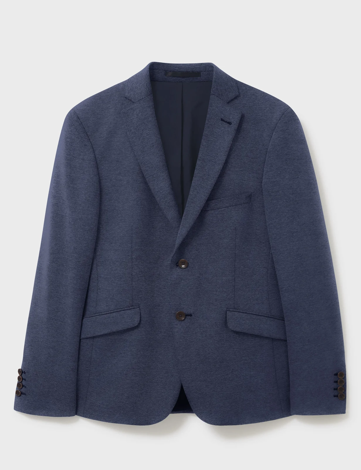 Cotton Rich Jersey Textured Blazer thumbnail 2