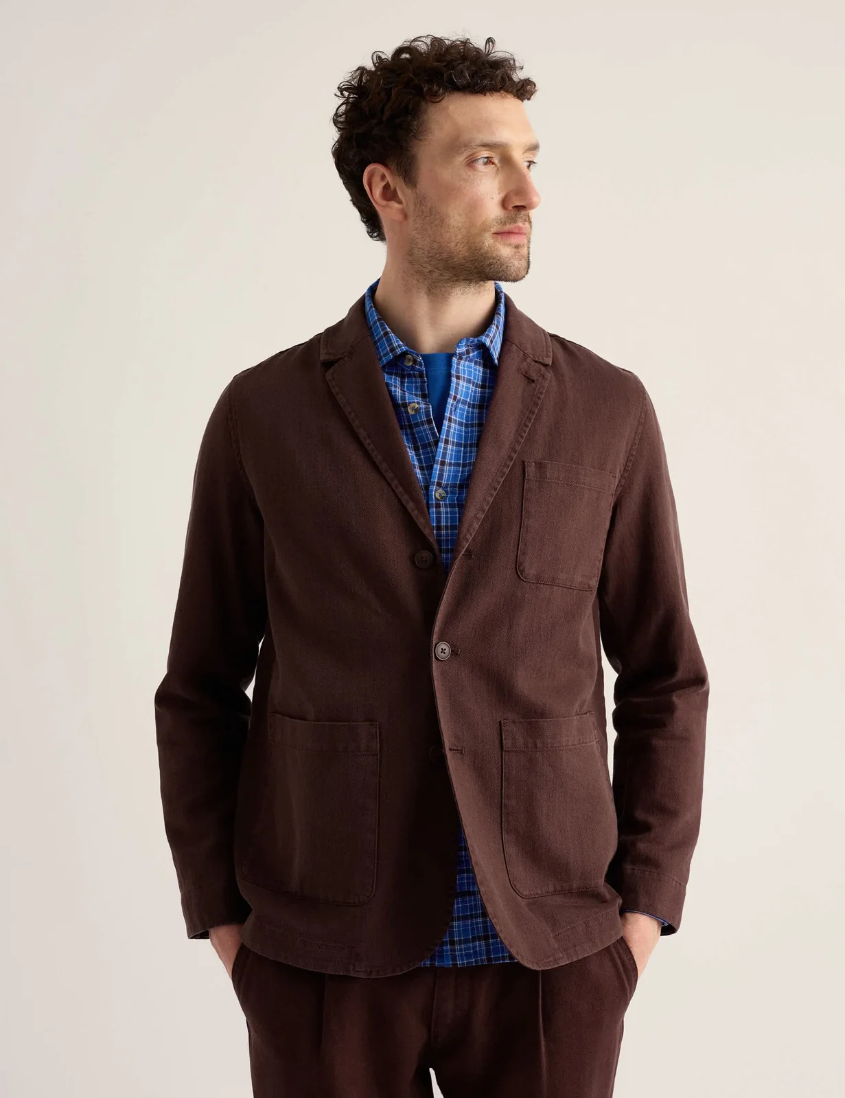 Linen Rich Revere Jacket thumbnail 4