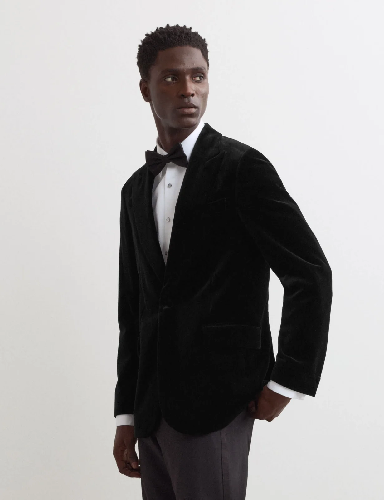 Pure Cotton Velvet Blazer thumbnail 6