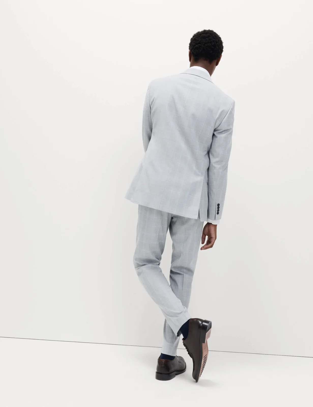 Regular Fit Check Stretch Suit Jacket thumbnail 3