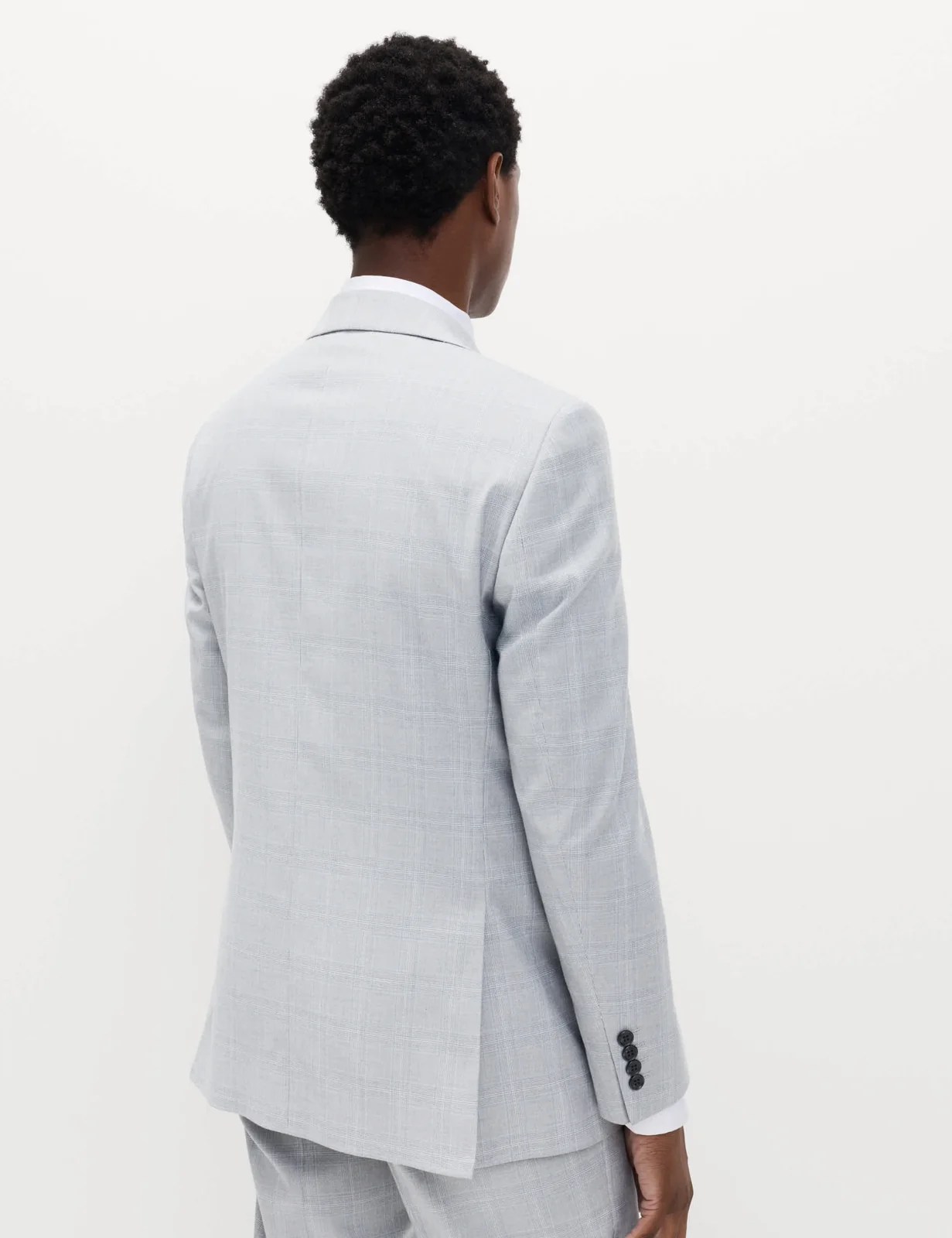Regular Fit Check Stretch Suit Jacket thumbnail 4