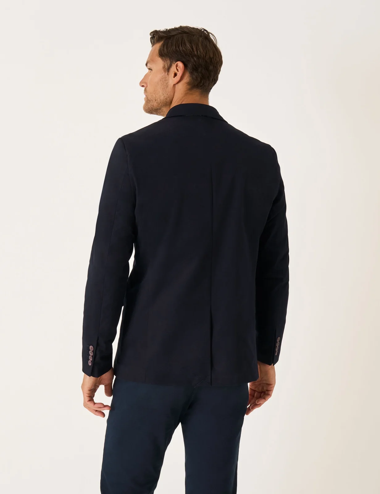 Regular Fit Cotton Rich Blazer thumbnail 4