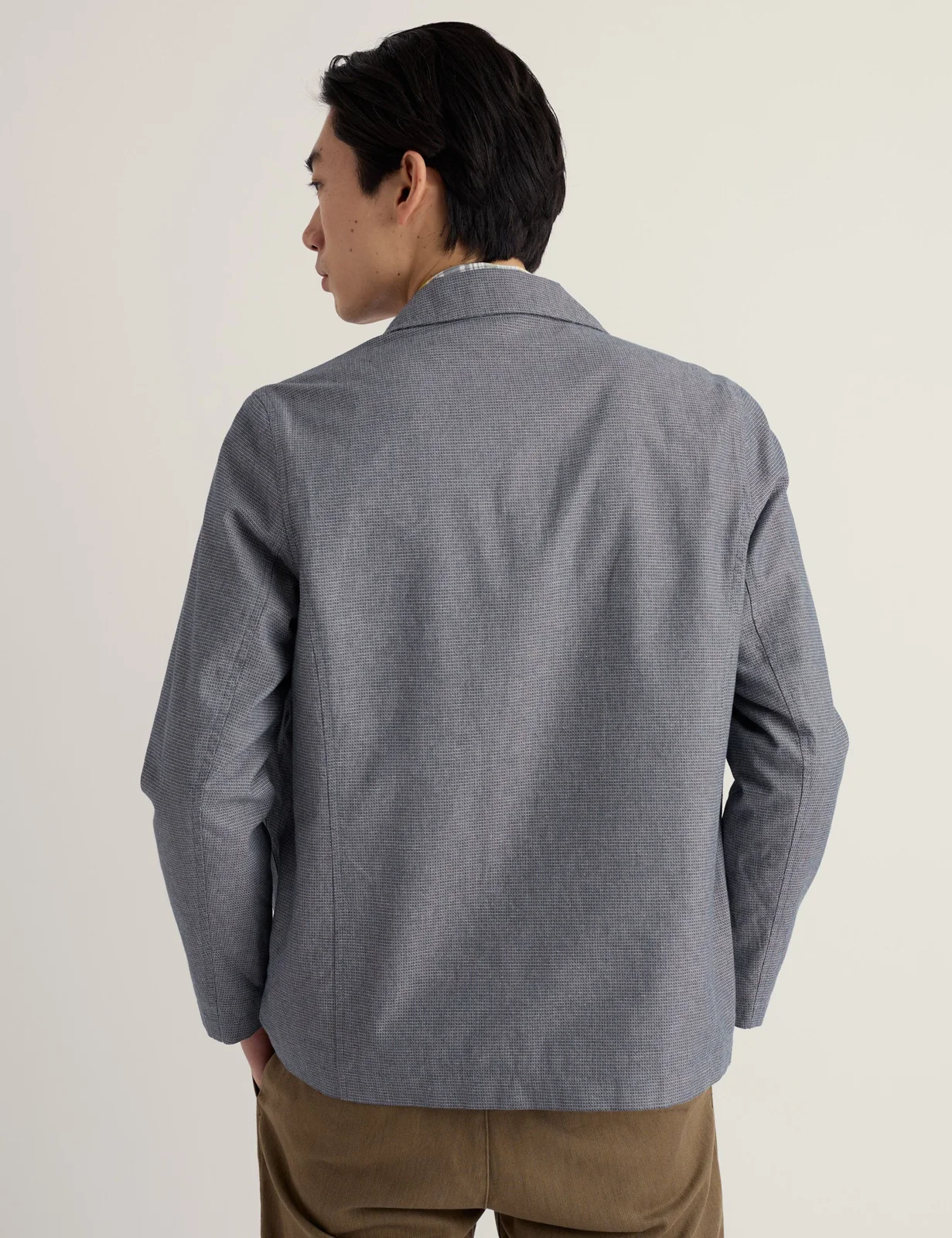 Regular Fit Pure Cotton Textured Blazer thumbnail 4