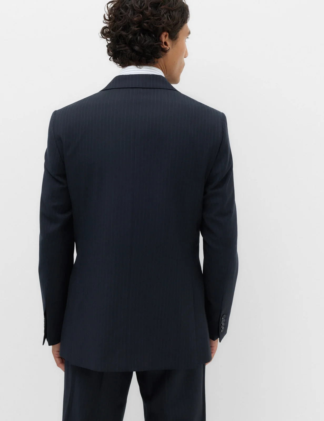 Regular Fit Pure Wool Striped Suit Jacket thumbnail 5