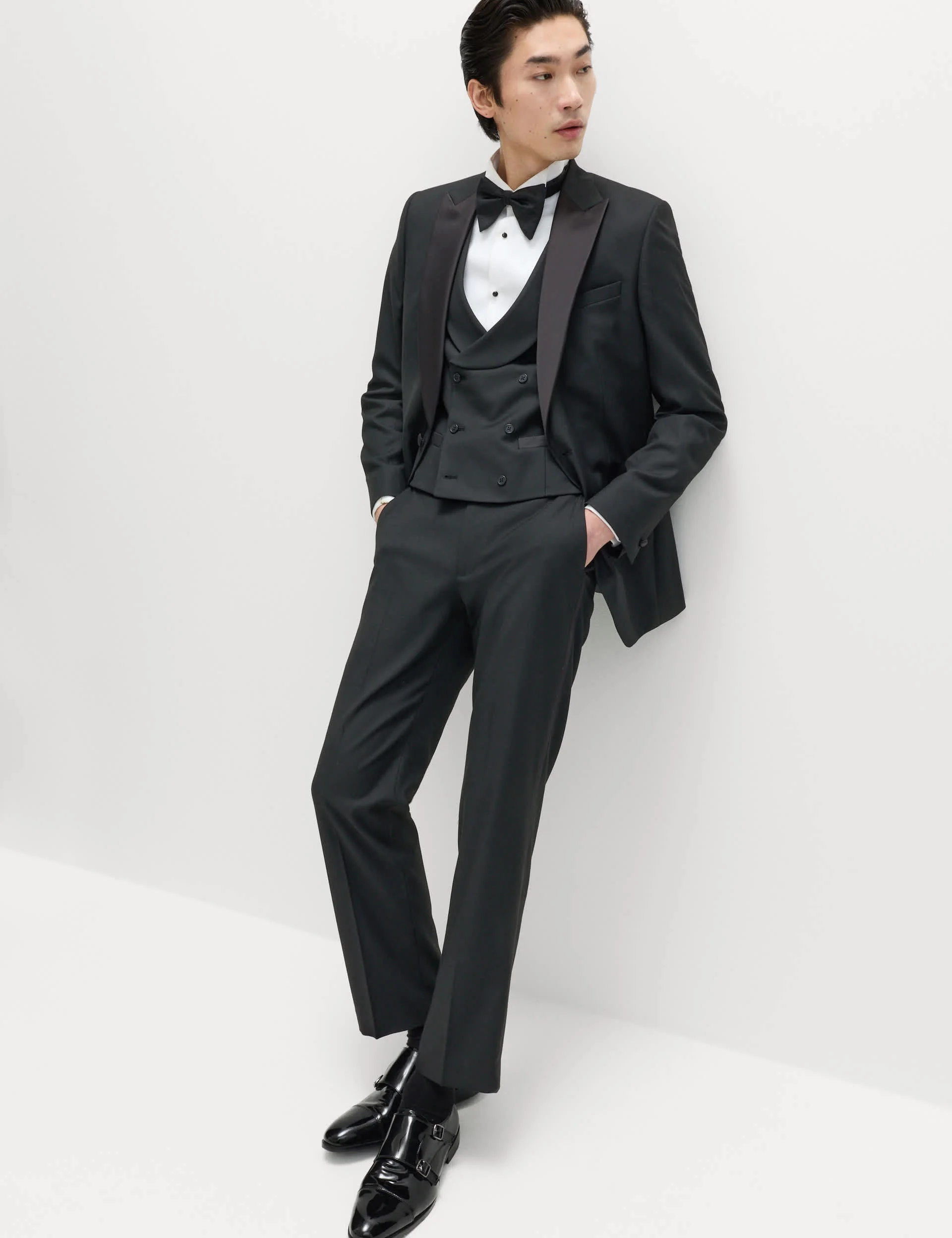 Regular Fit Stretch Tuxedo Jacket thumbnail 6