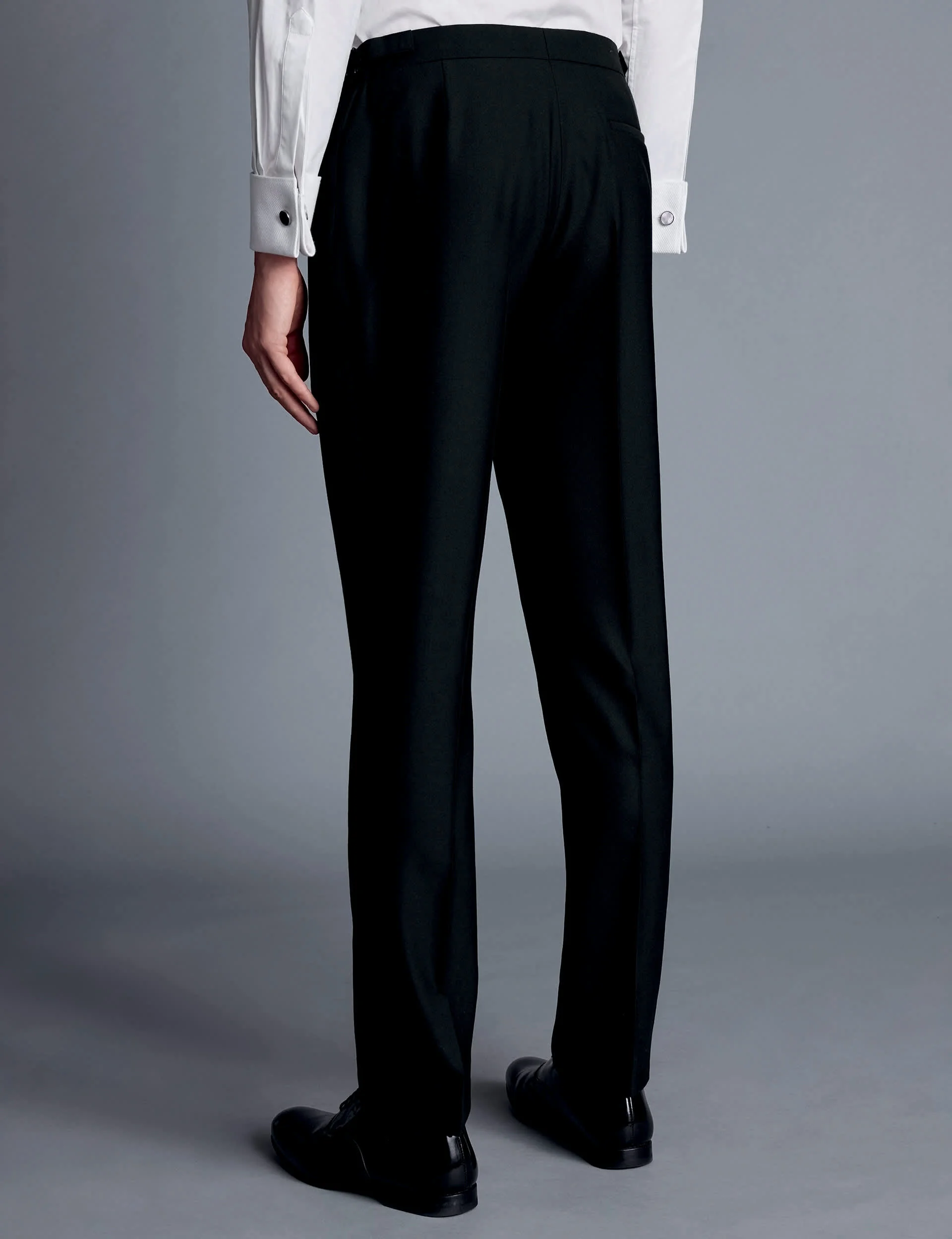 Regular Fit Super 120's Wool Tuxedo Suit thumbnail 5