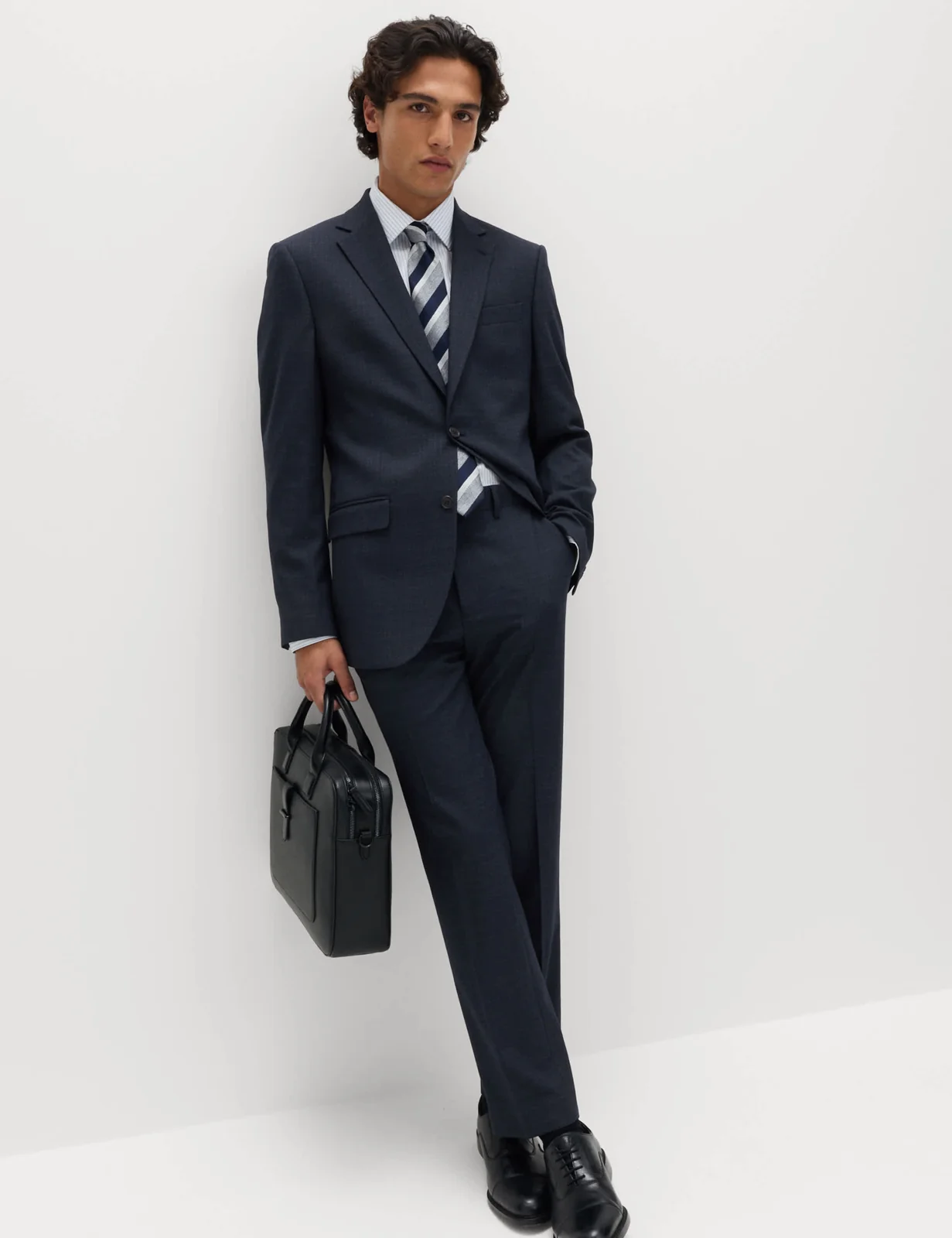 Regular Fit Textured Stretch Jacket thumbnail 3