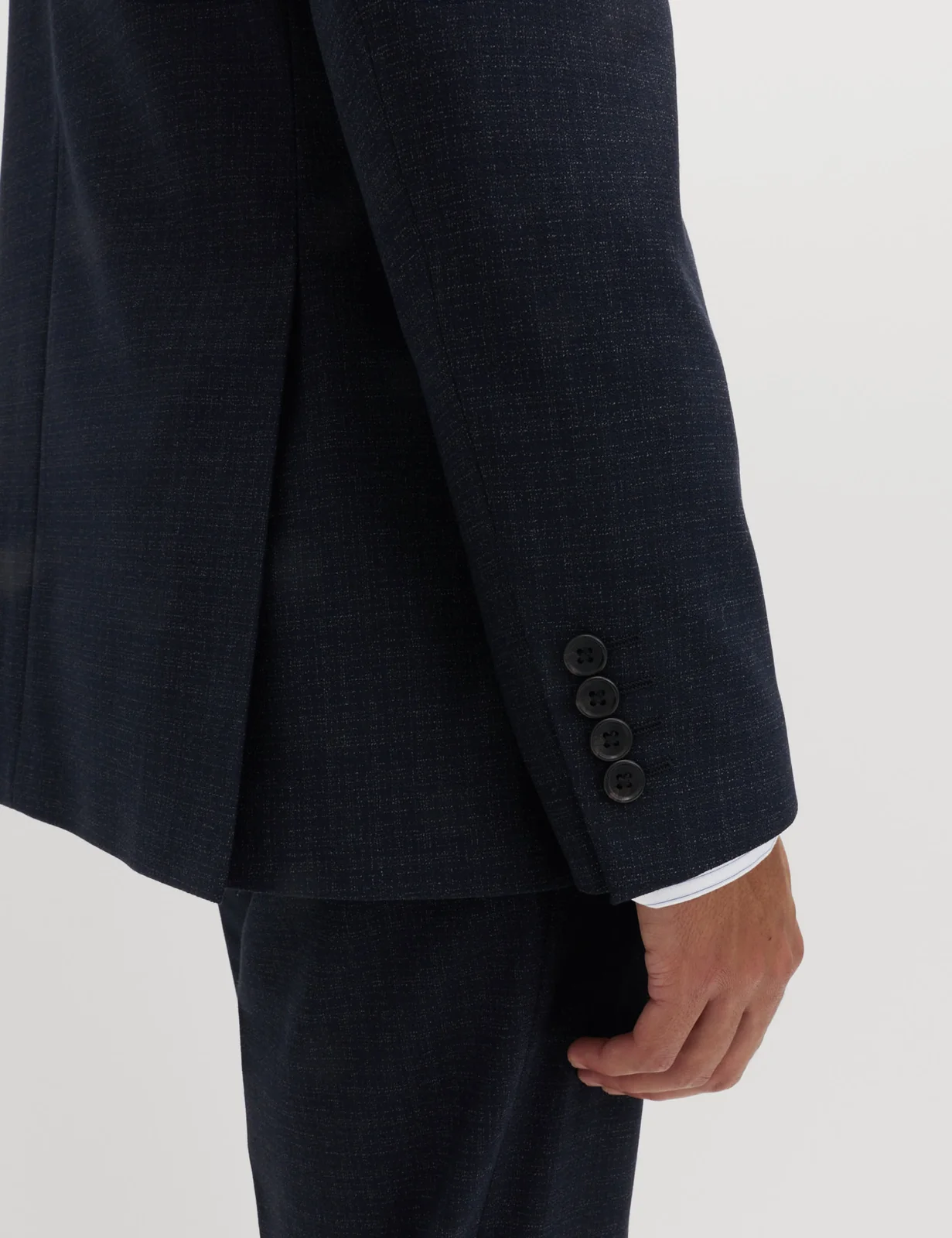 Regular Fit Textured Stretch Jacket thumbnail 4