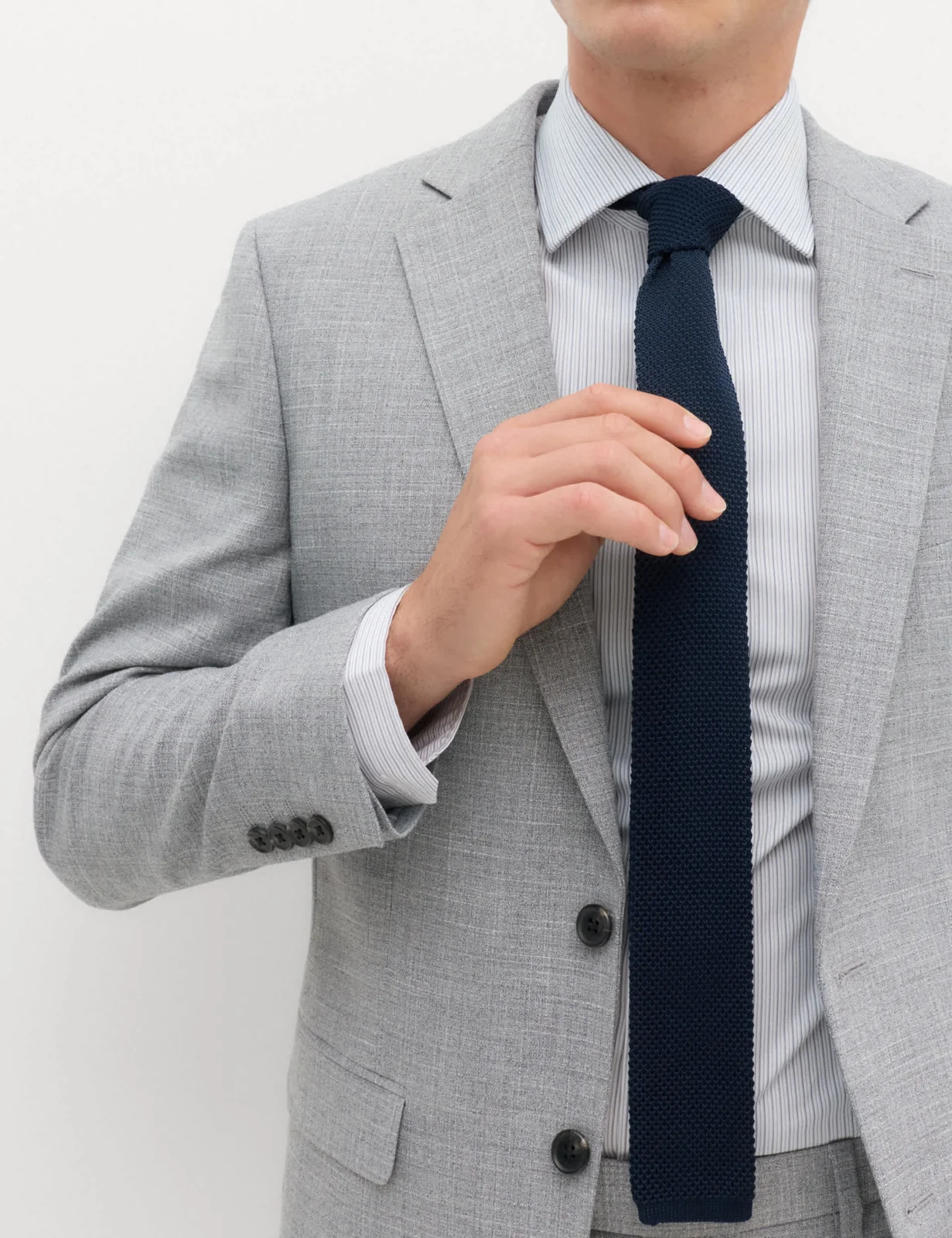 Regular Fit Textured Stretch Suit Jacket thumbnail 3