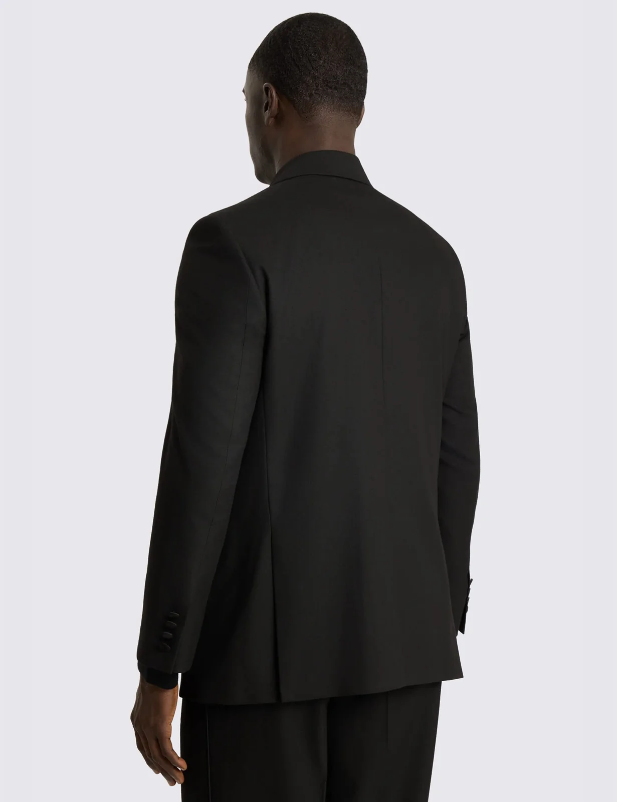 Relaxed Fit Double Breasted Tuxedo Jacket thumbnail 3