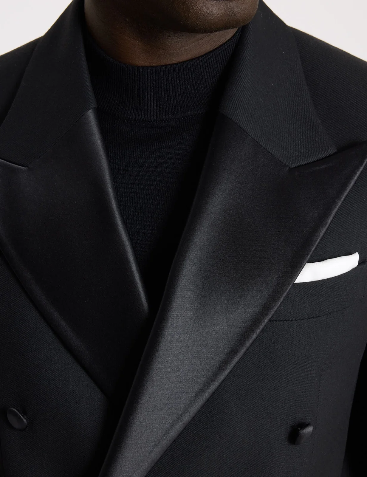Relaxed Fit Double Breasted Tuxedo Jacket thumbnail 4