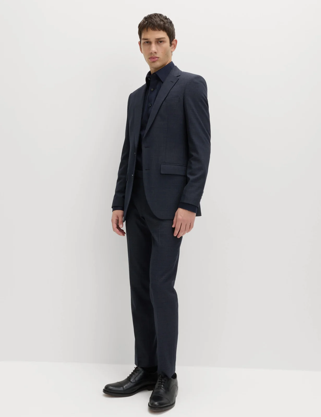 Skinny Fit Textured Stretch Suit Jacket thumbnail 6