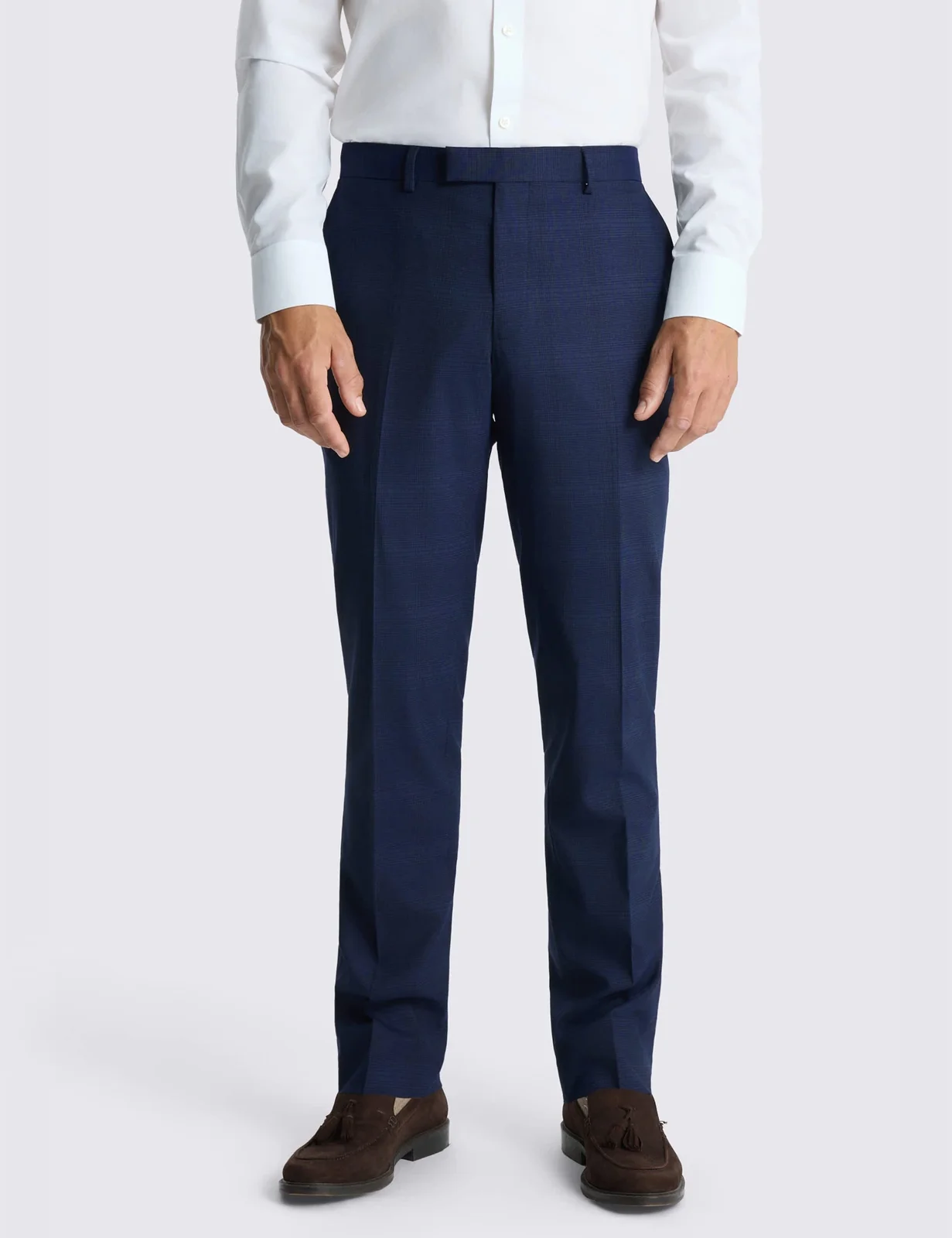 Slim Fit Check Suit Trousers primary image