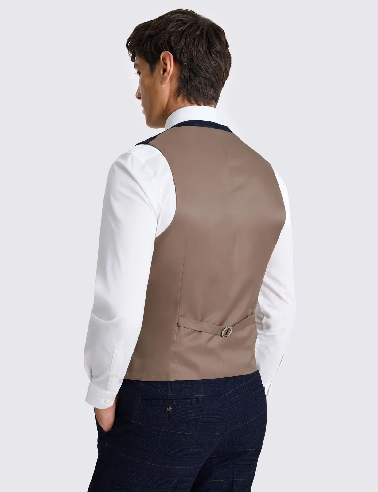 Slim Fit Check Waistcoat thumbnail 3