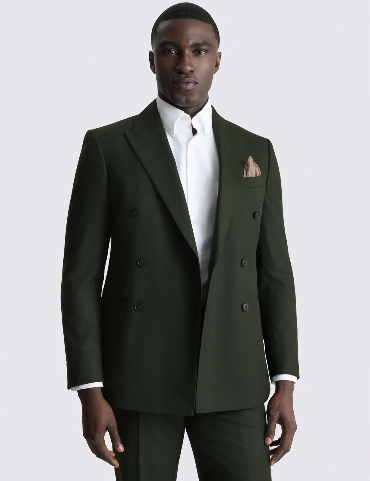 Slim Fit Double Breasted Suit Jacket primary image