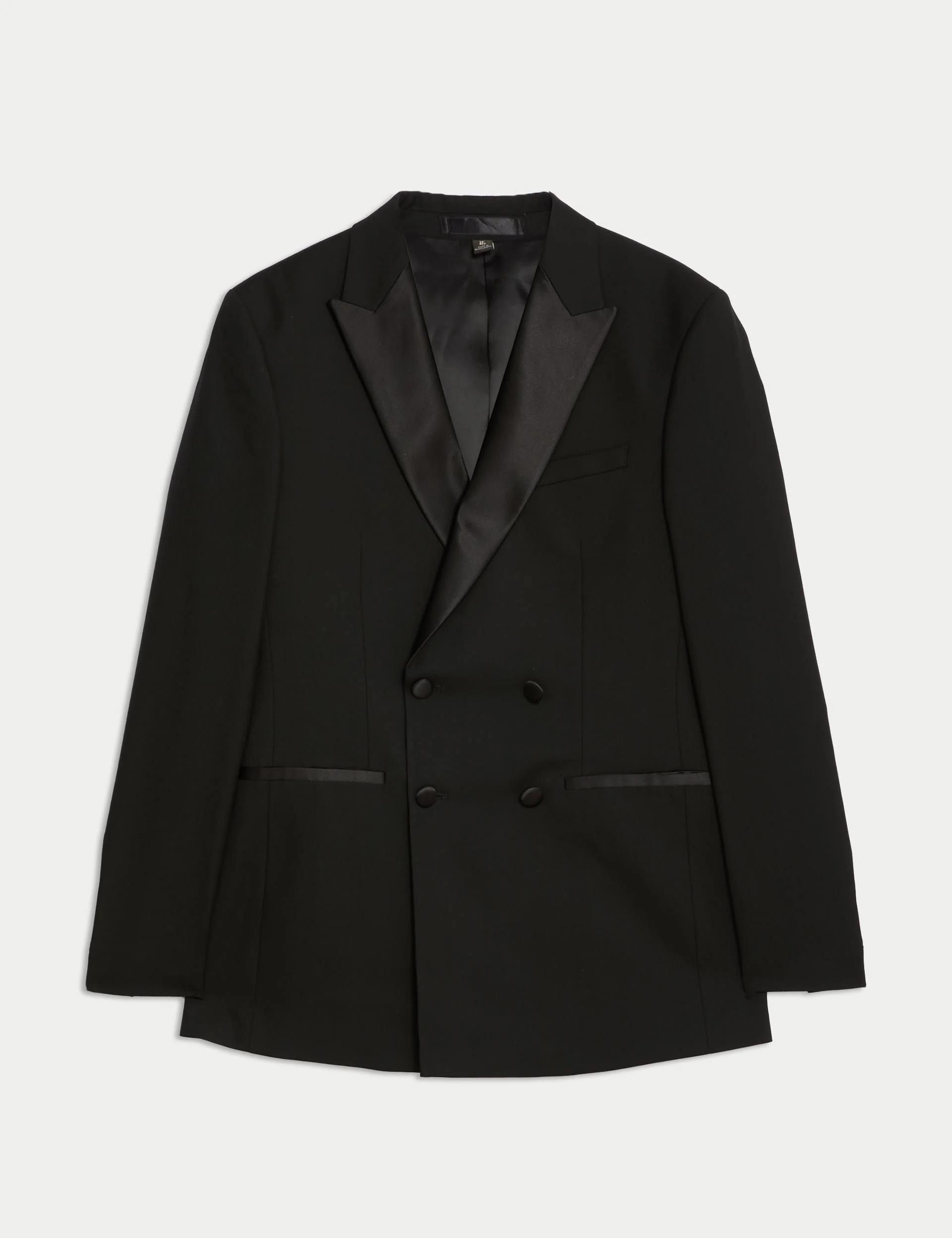 Slim Fit Double Breasted Tuxedo Jacket thumbnail 2