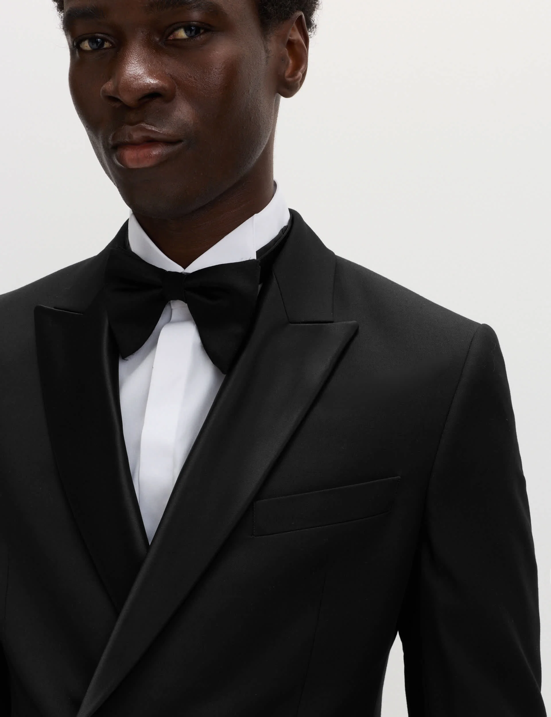 Slim Fit Double Breasted Tuxedo Jacket thumbnail 4