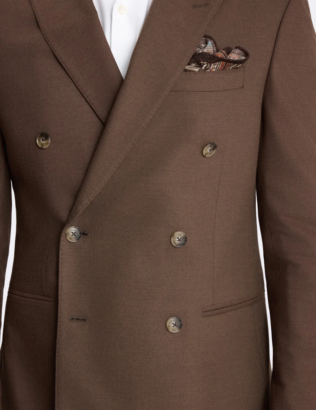Slim Fit Flannel Stretch Suit Jacket thumbnail 4